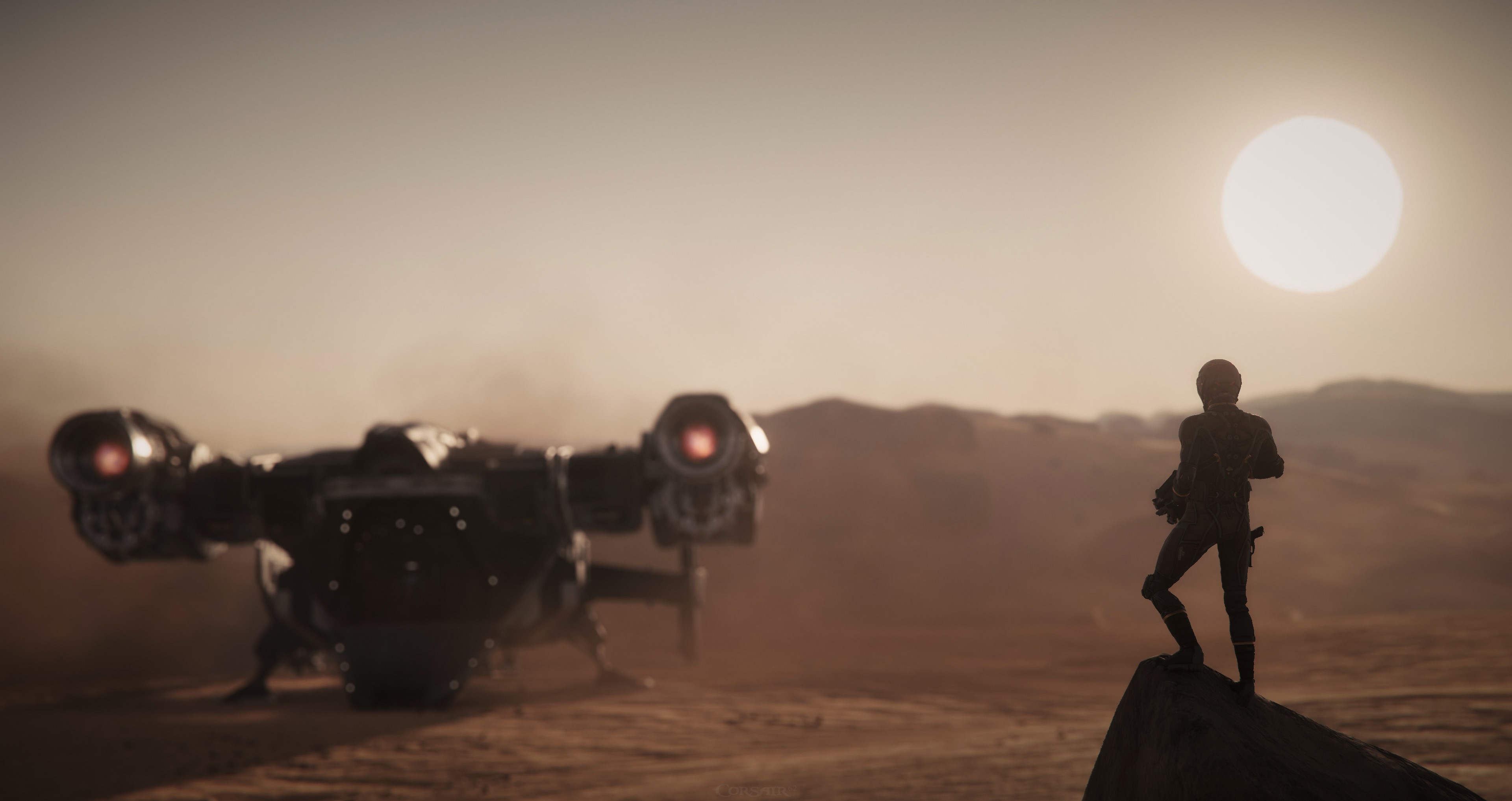 star citizen, sunset, games, hd, 4k, HD Wallpaper