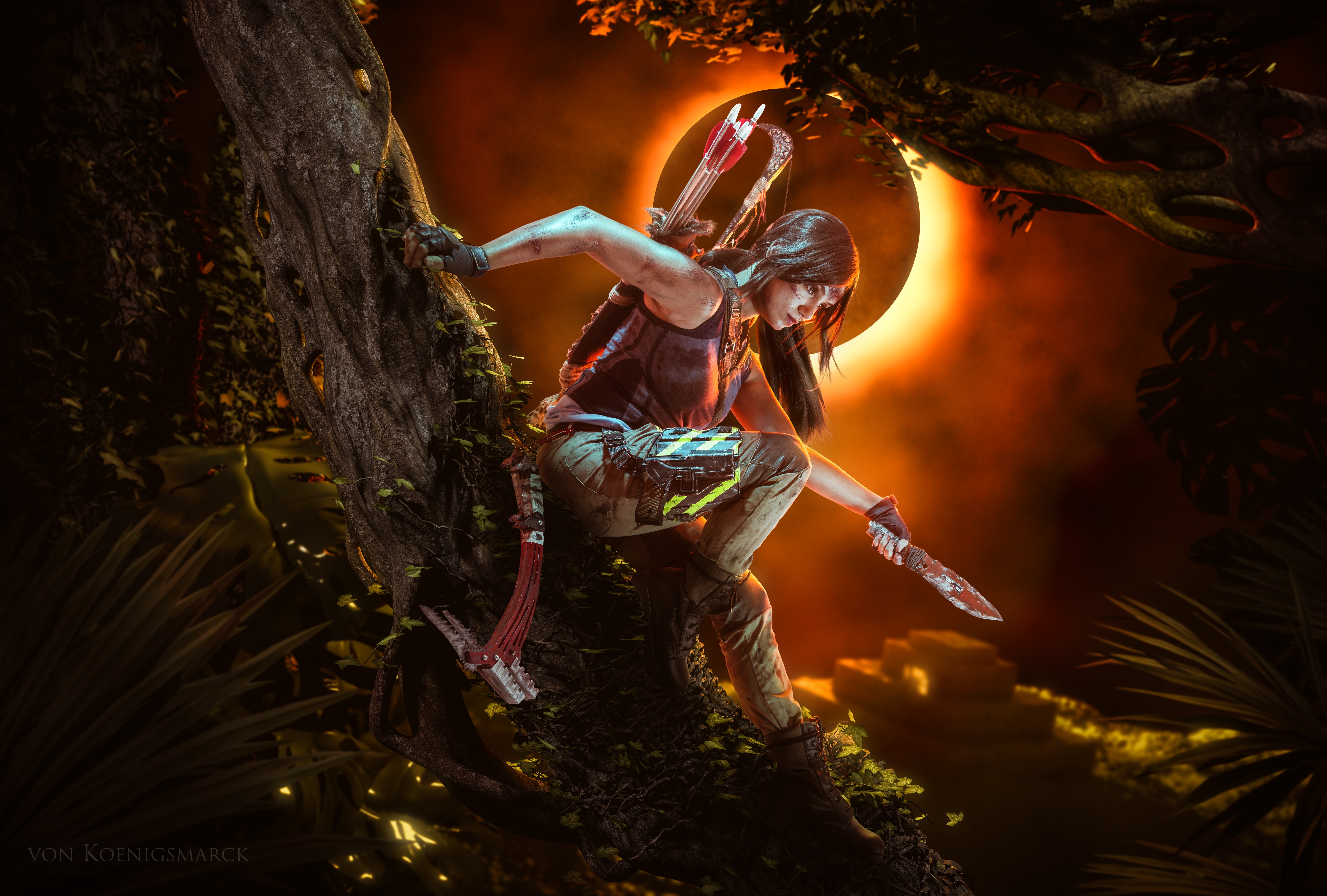 shadow of the tomb raider, tomb raider, games, hd, 4k, 5k, 2018 games, lara croft, cosplay, HD Wallpaper