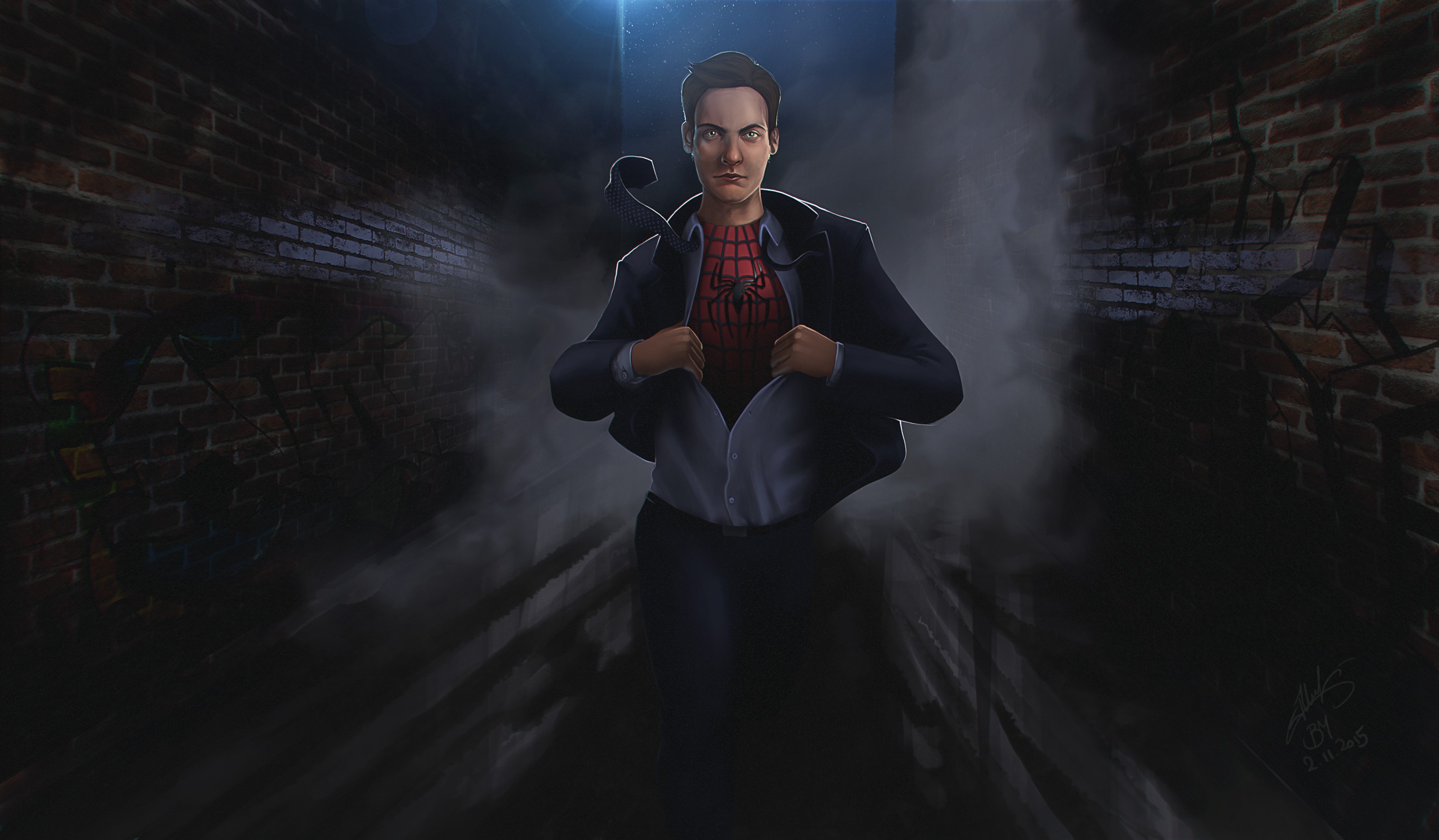 spiderman, hd, 4k, superheroes, artwork, digital art, art, deviantart, HD Wallpaper