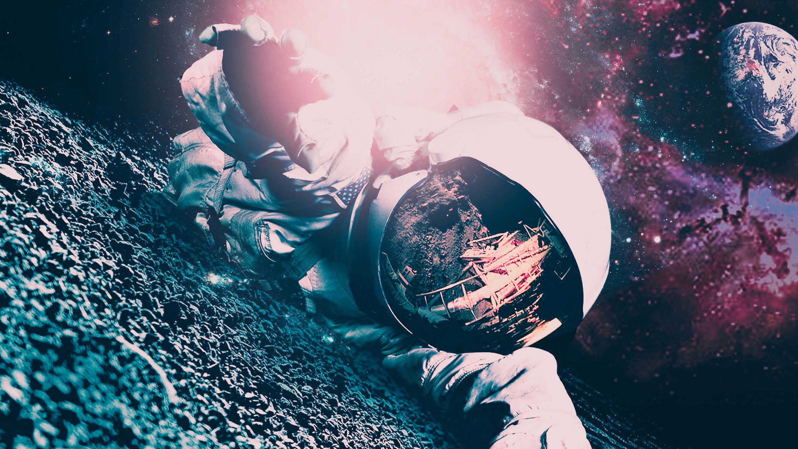 astronaut, artist, artwork, digital art, hd, HD Wallpaper