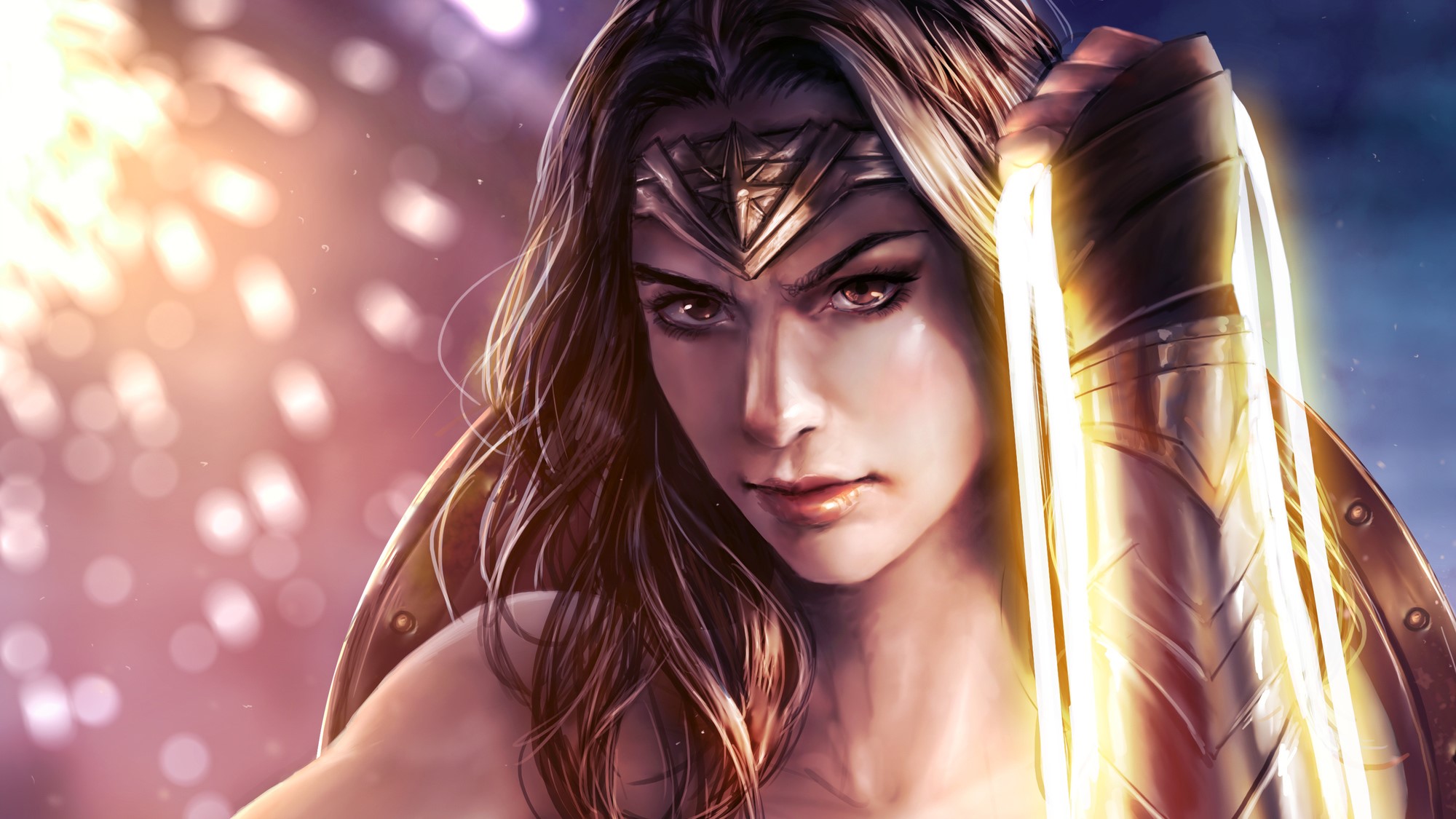 wonder woman, hd, superheroes, artist, artwork, digital art, deviantart, HD Wallpaper