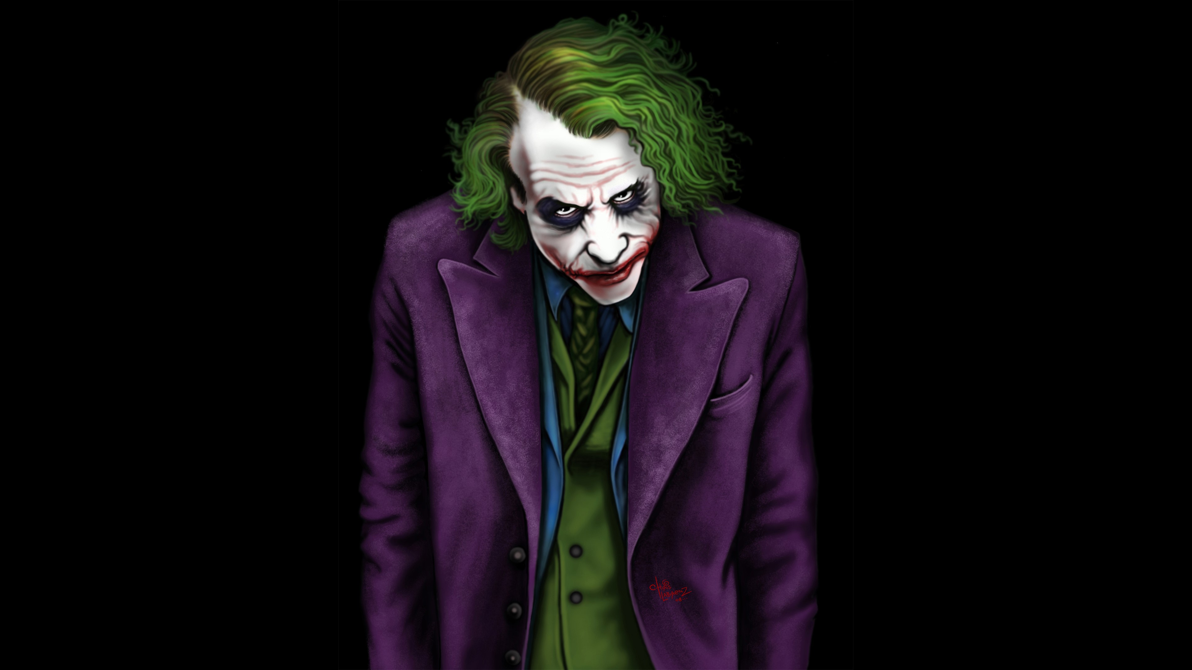 joker, supervillain, artwork, artist, digital art, hd, superheroes, deviantart, HD Wallpaper