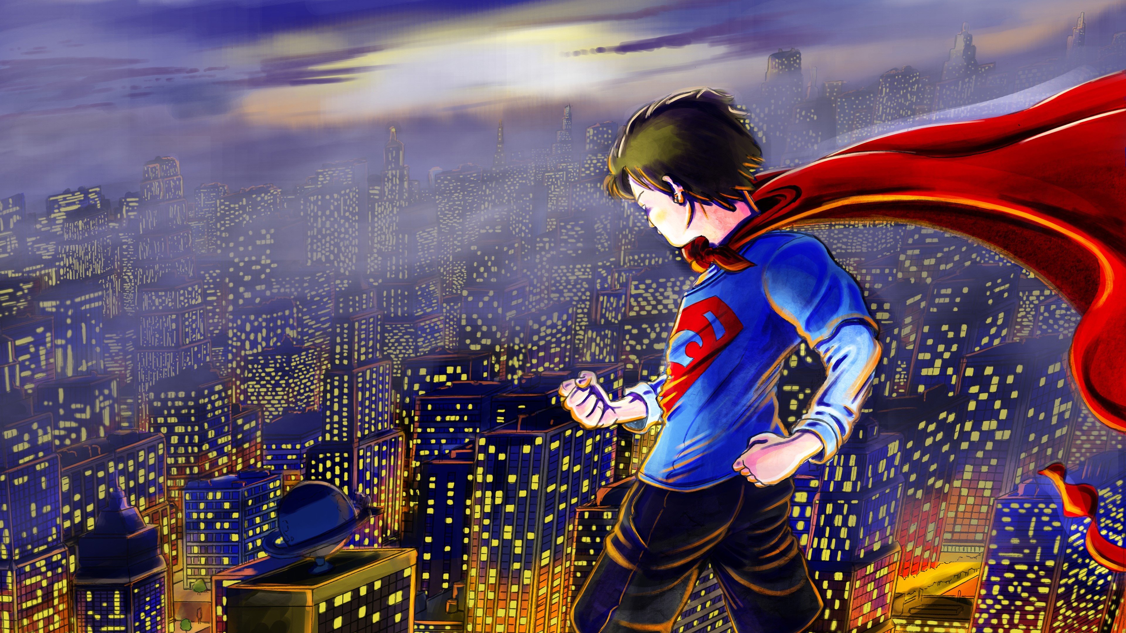 superman, hd, 4k, superheroes, digital art, behance, artwork, HD Wallpaper