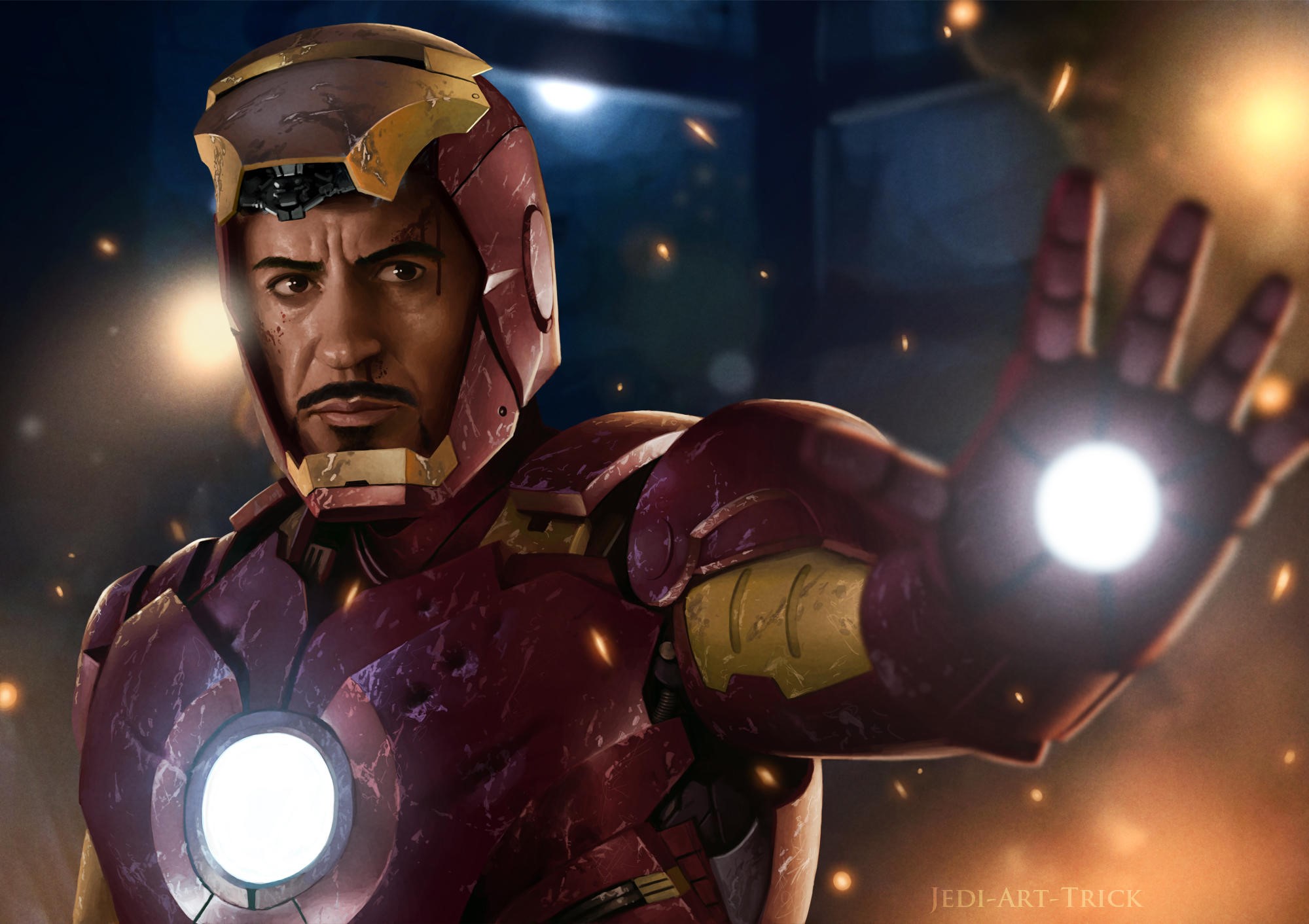 iron man, hd, superheroes, artwork, artist, deviantart, HD Wallpaper