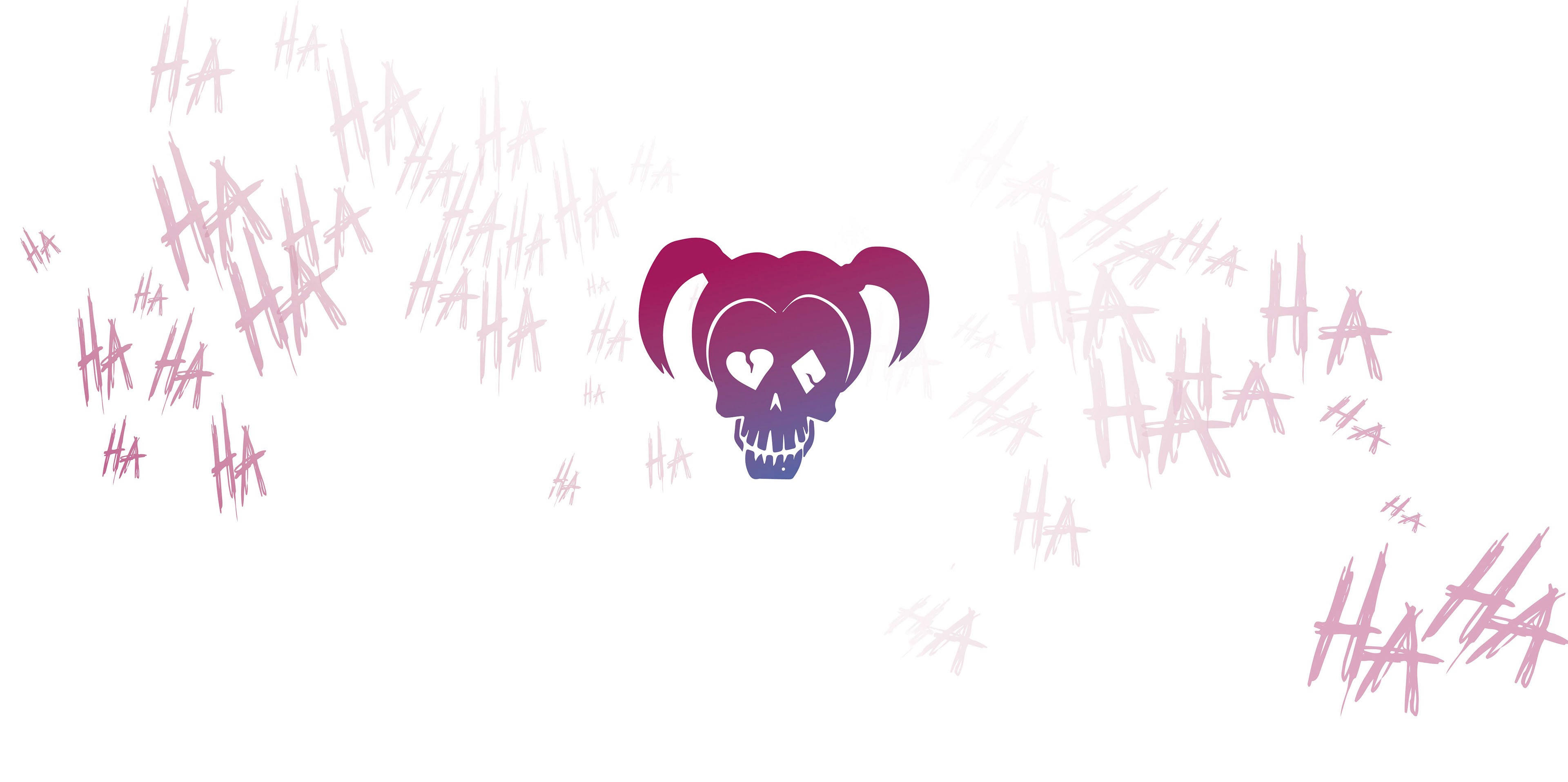 harley quinn, minimalism, superheroes, minimalist, hd, behance, HD Wallpaper