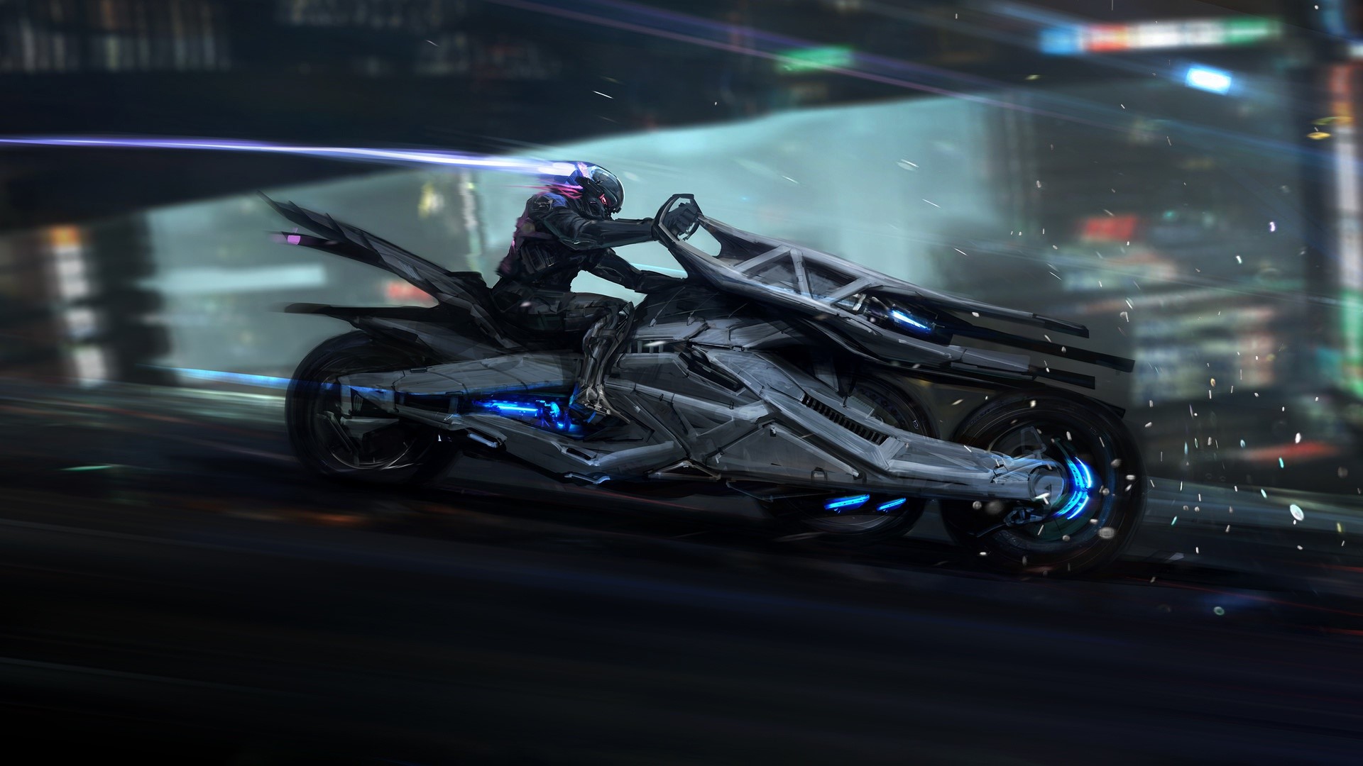 cyberpunk, scifi, artist, artwork, digital art, hd, artstation, HD Wallpaper