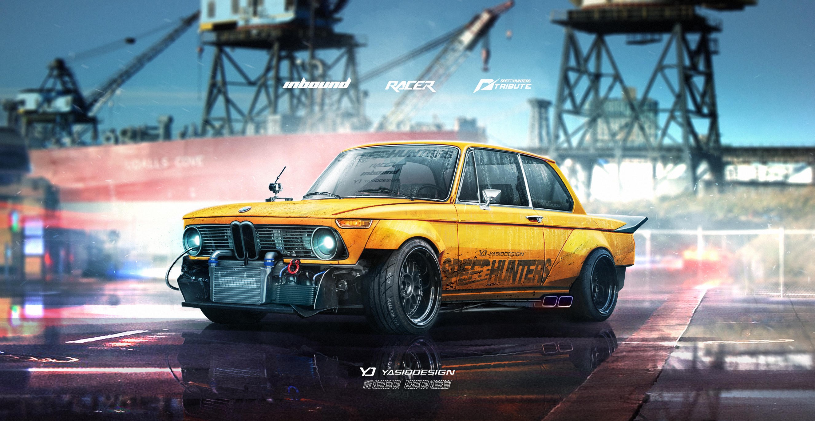 bmw, cars, artwork, hd, deviantart, HD Wallpaper