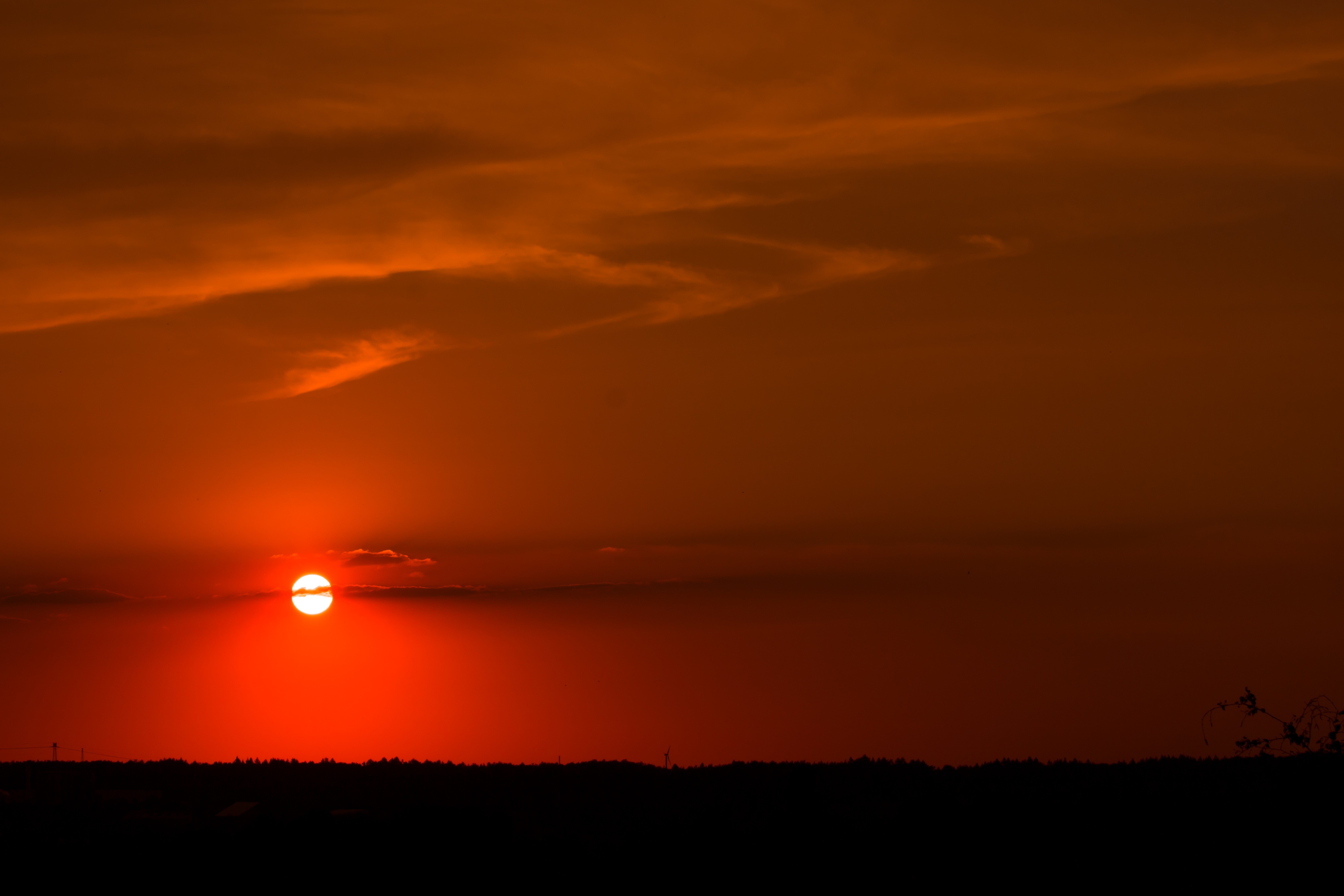 landscape, evening, sunset, nature, hd, 4k, 5k, HD Wallpaper