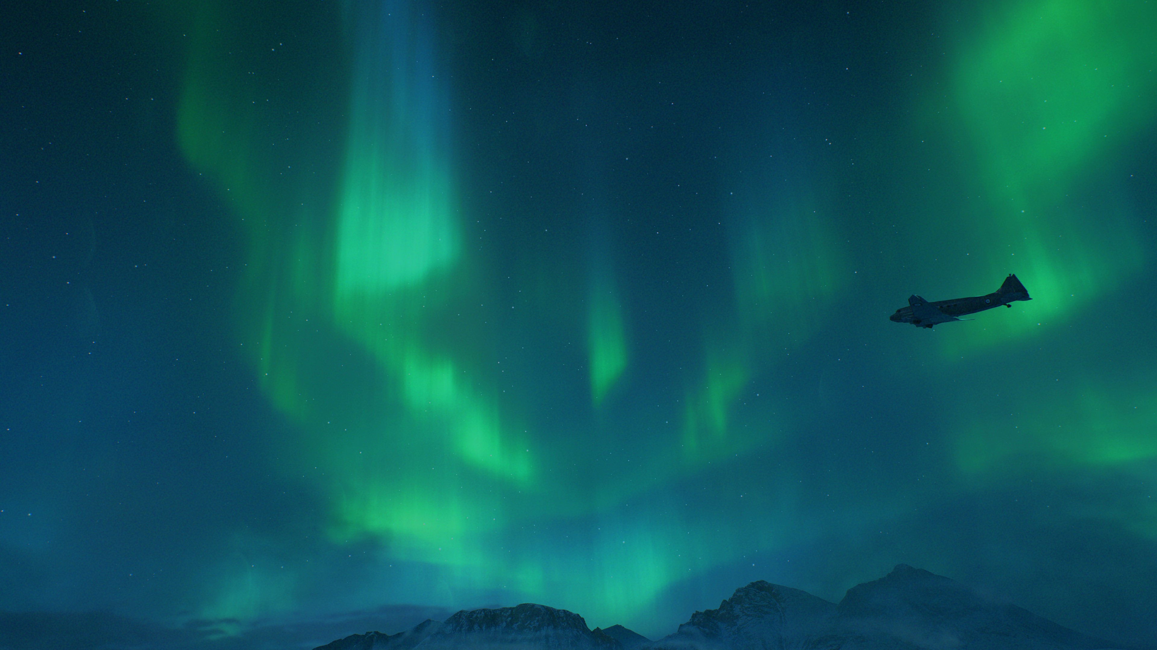 battlefield v, battlefield, games, northern lights, hd, 4k, HD Wallpaper