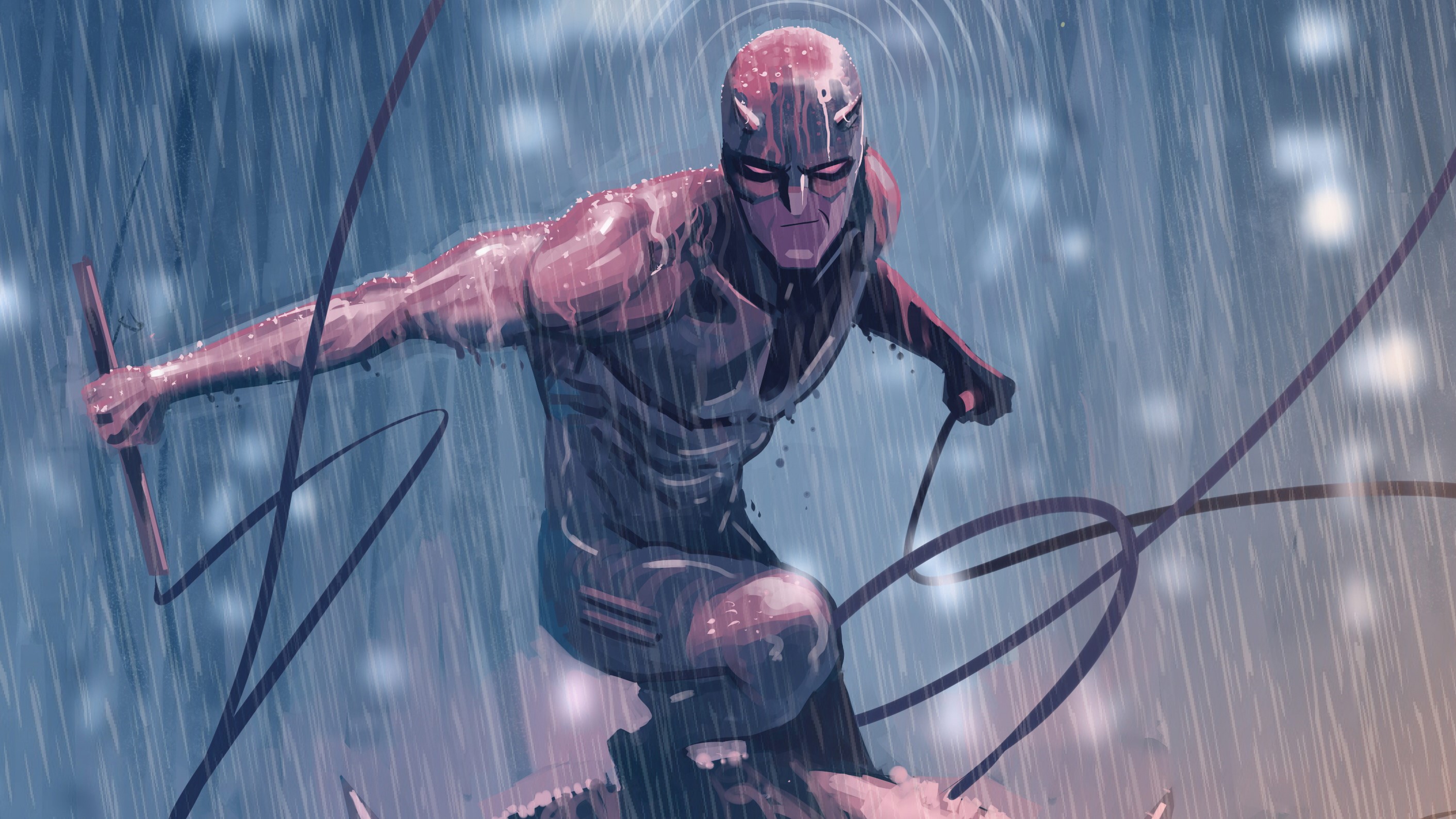 daredevil, behance, hd, superheroes, artwork, artist, HD Wallpaper