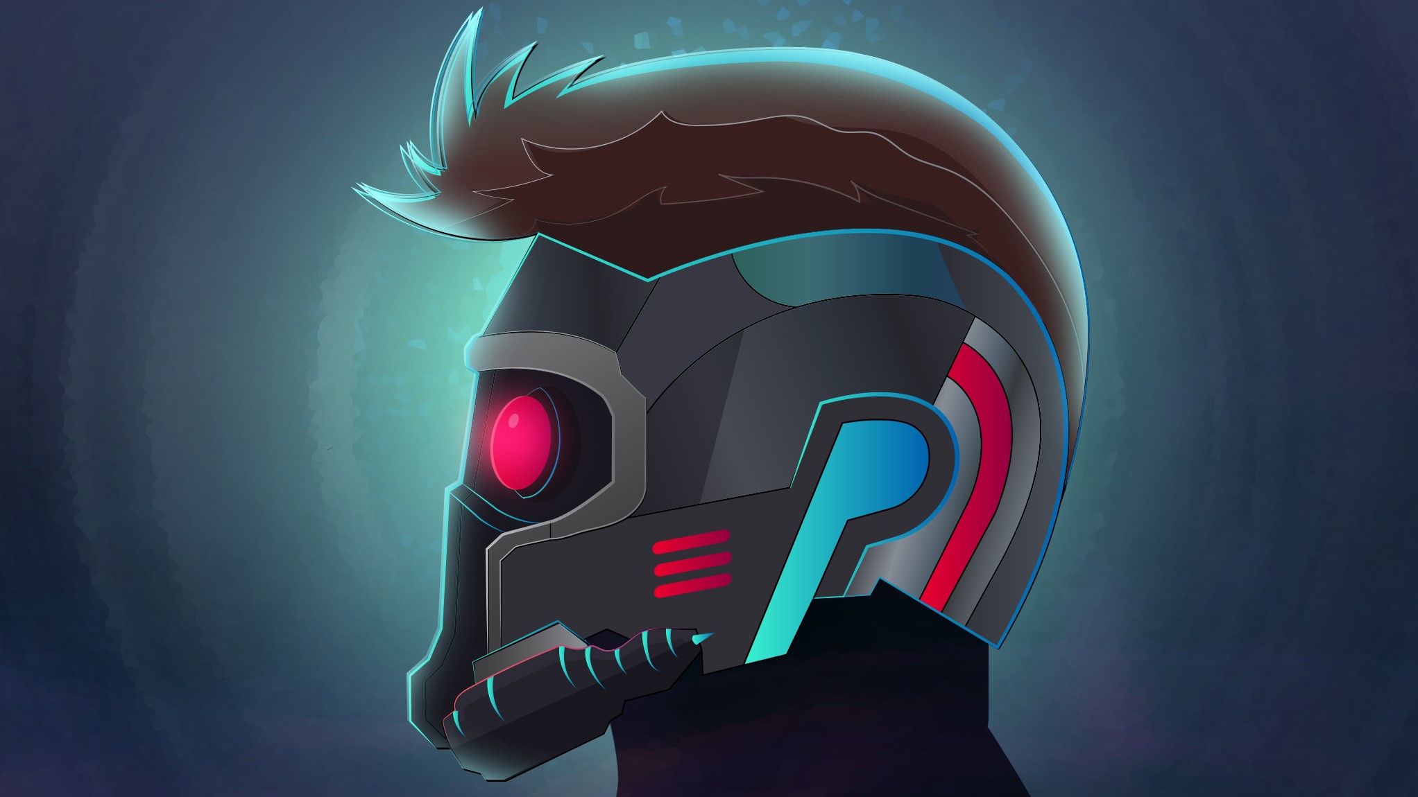 star lord, superheroes, artwork, artist, digital art, hd, behance, HD Wallpaper