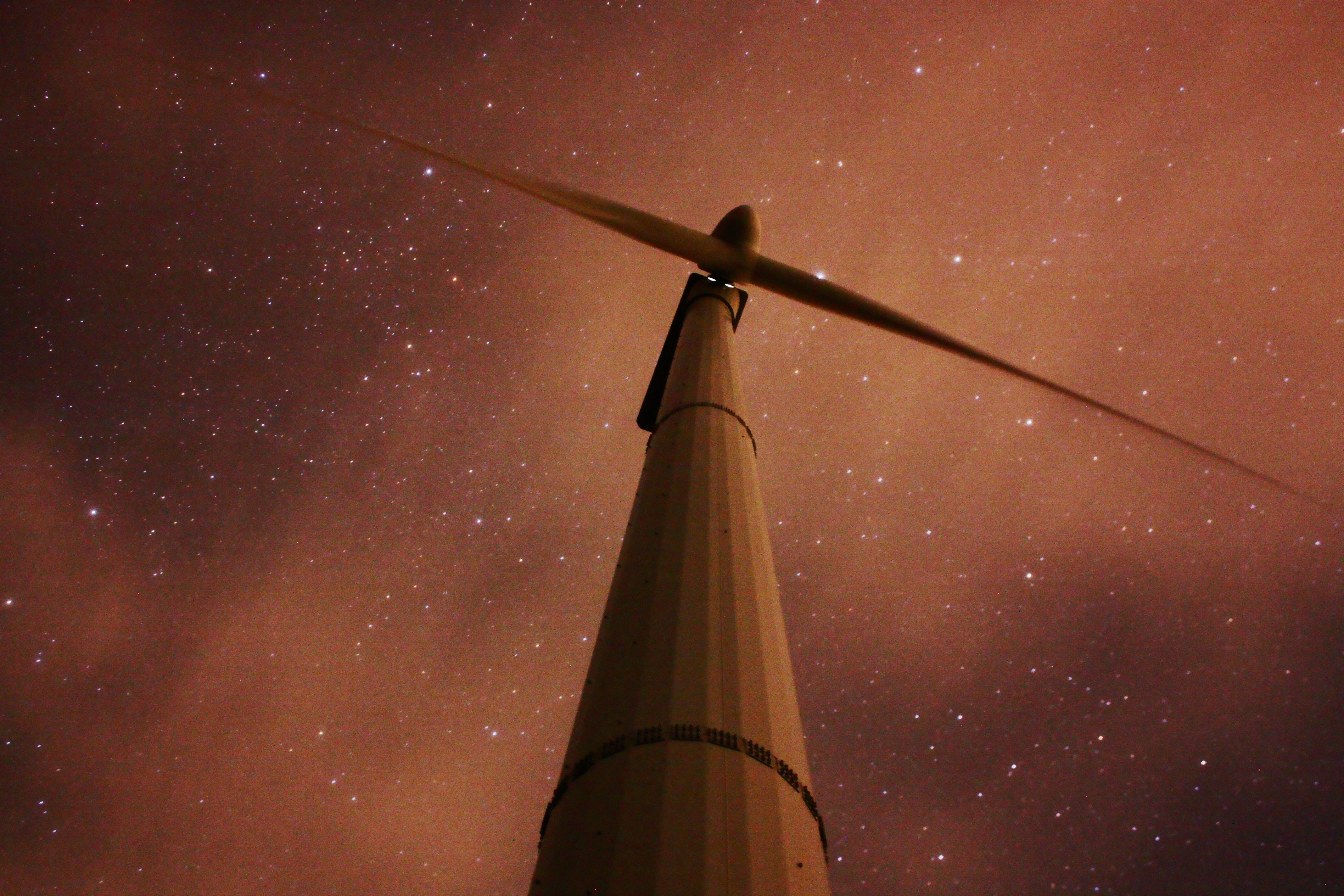 windmill, galaxy, nature, hd, 4k, HD Wallpaper