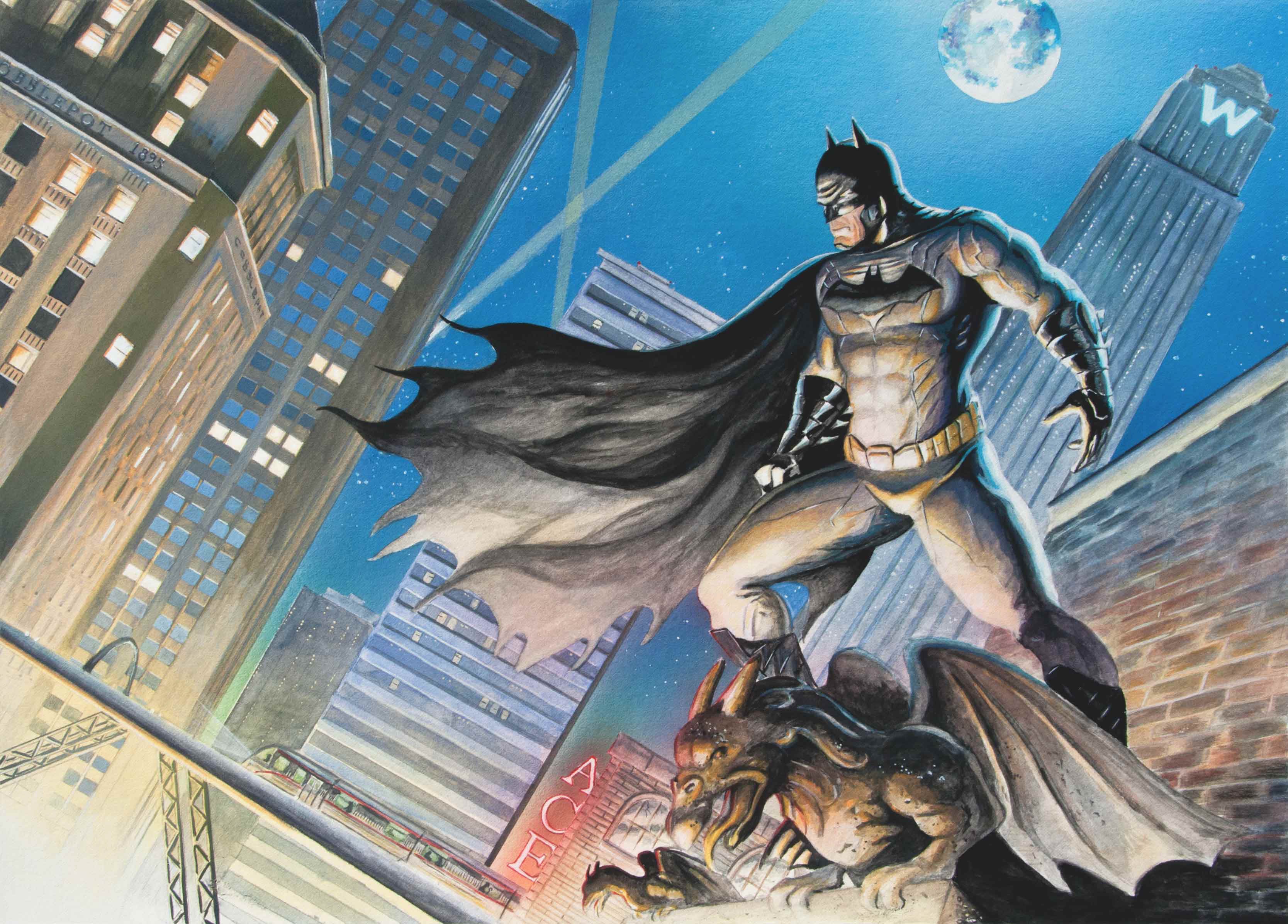 batman, superheroes, artwork, 4k, hd, digital art, behance, HD Wallpaper
