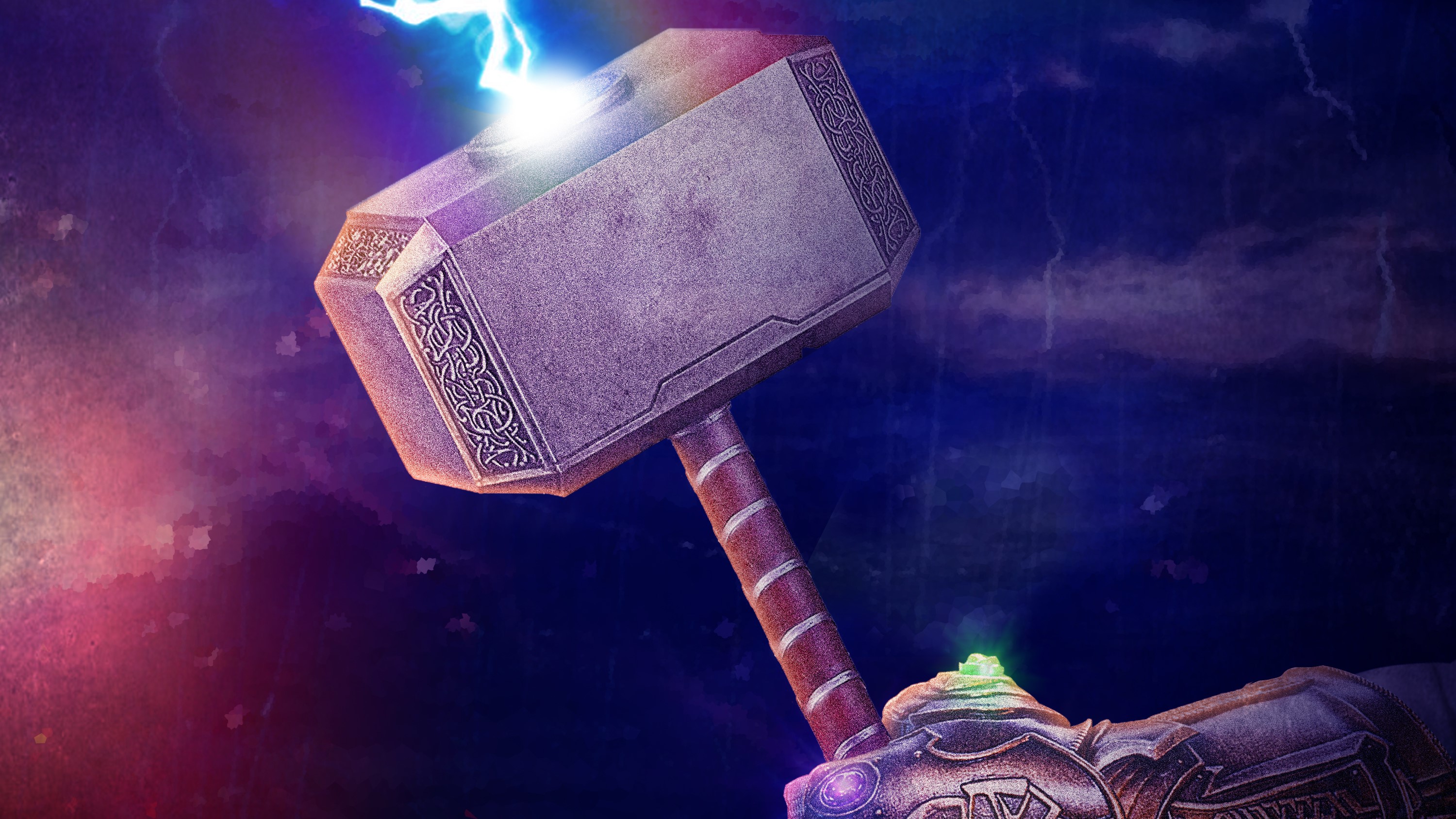 thor, thanos, superheroes, artwork, hd, digital art, behance, HD Wallpaper