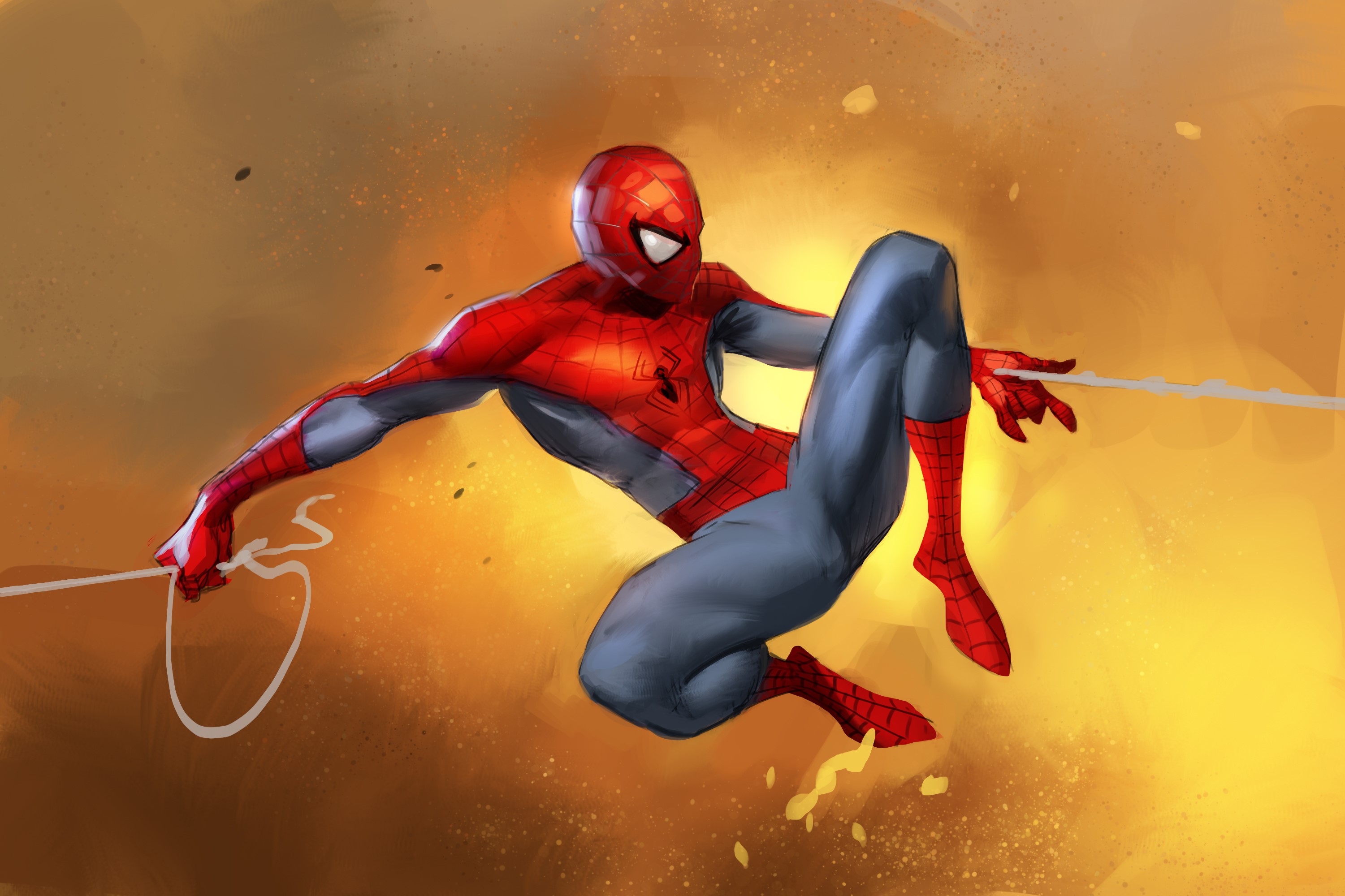 spiderman, superheroes, artwork, artist, digital art, hd, 4k, deviantart, HD Wallpaper