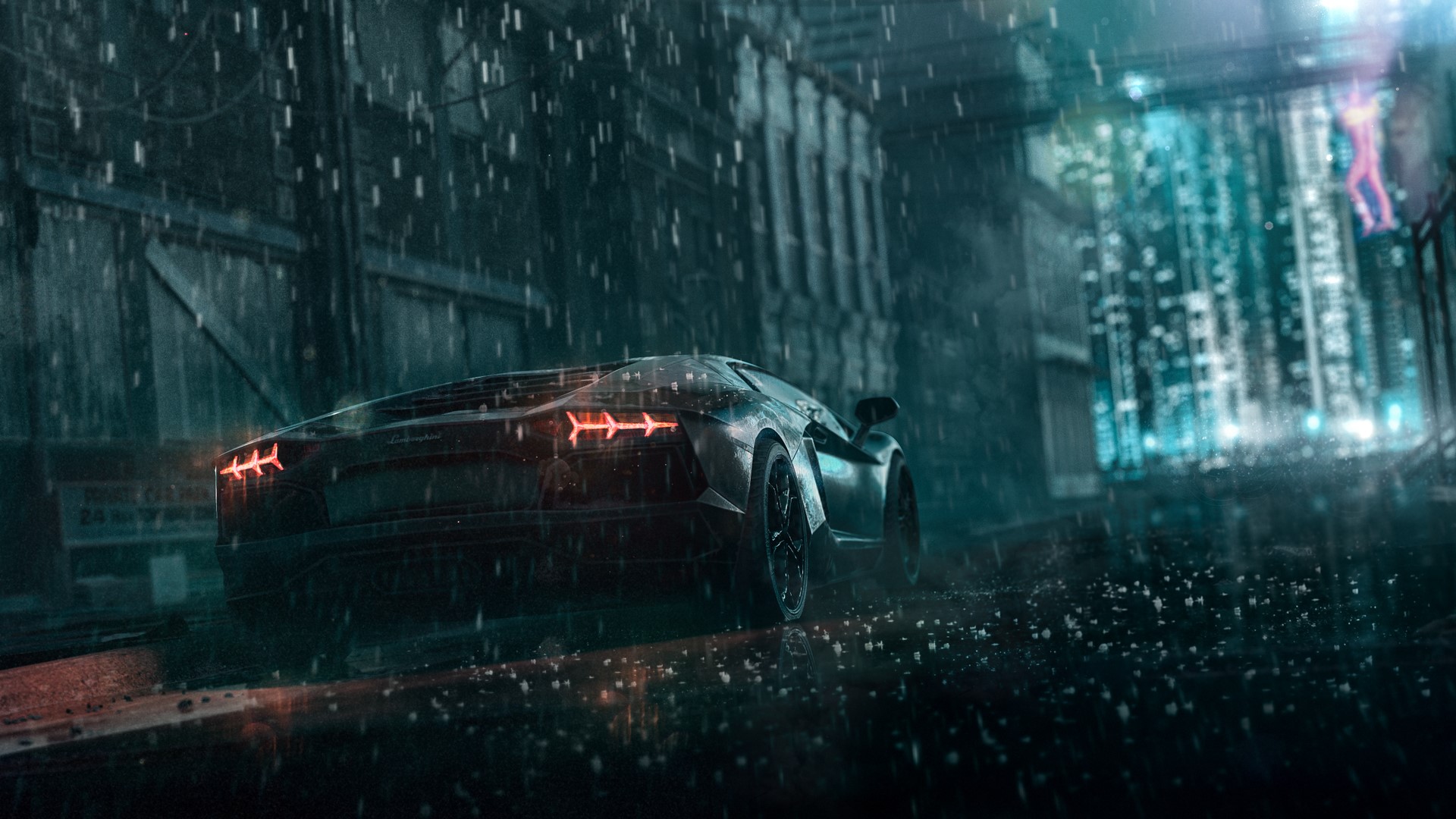 lamborghini, concept car, cars, artist, artwork, digital art, hd, behance, HD Wallpaper