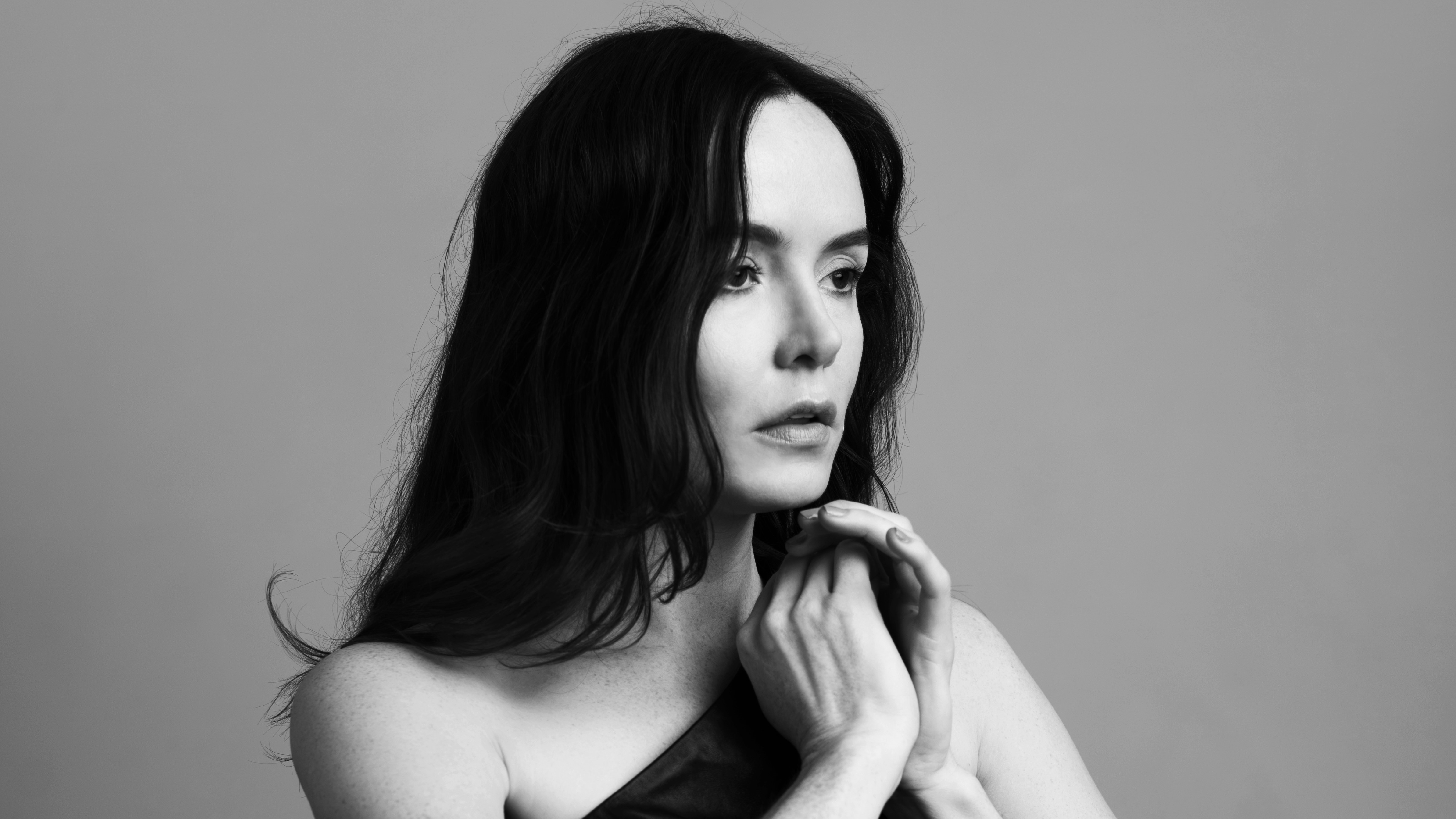 valene kane, celebrities, girls, hd, 4k, monochrome, black and white, HD Wallpaper