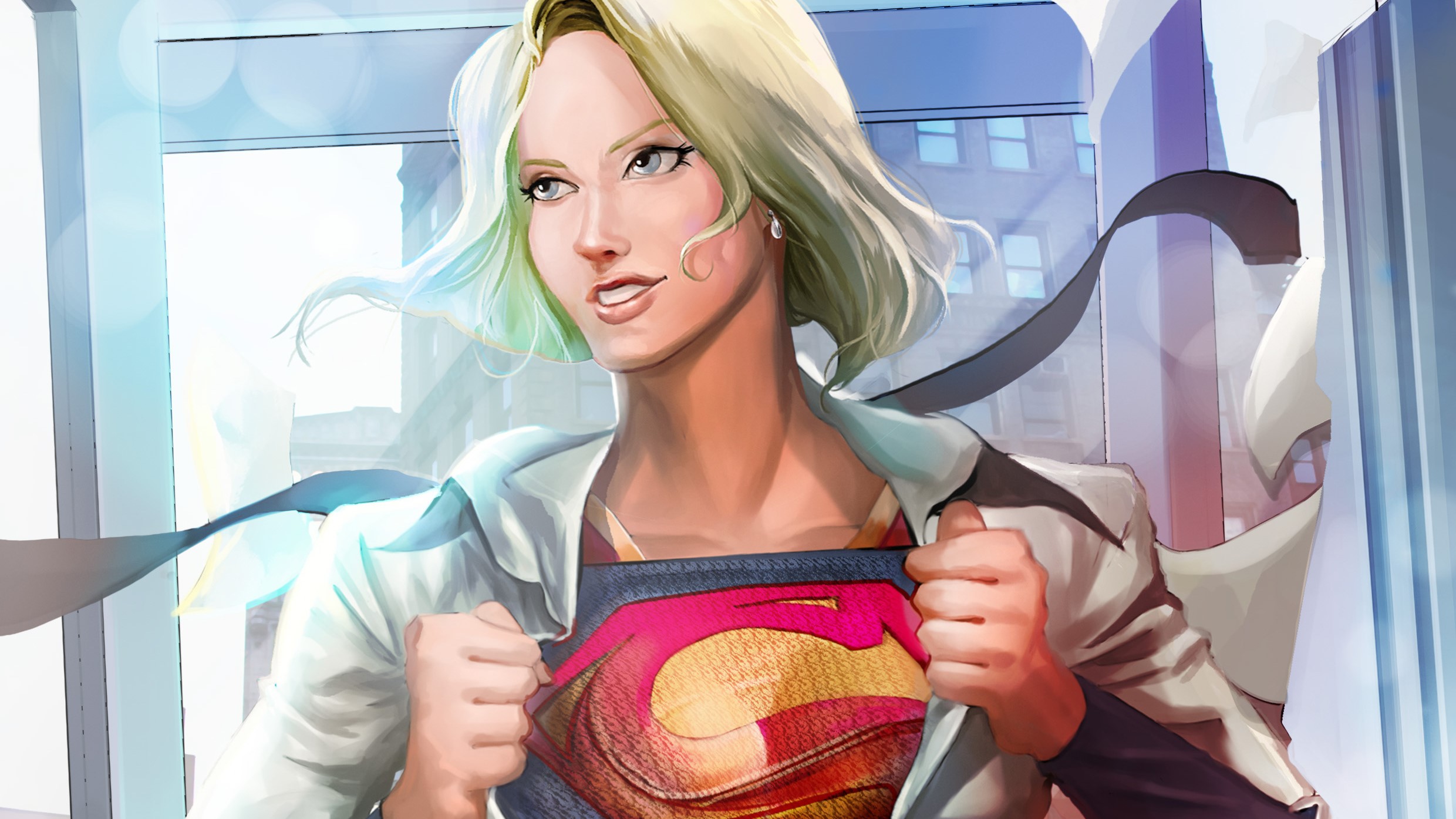 supergirl, superheroes, hd, artwork, digital art, behance, HD Wallpaper
