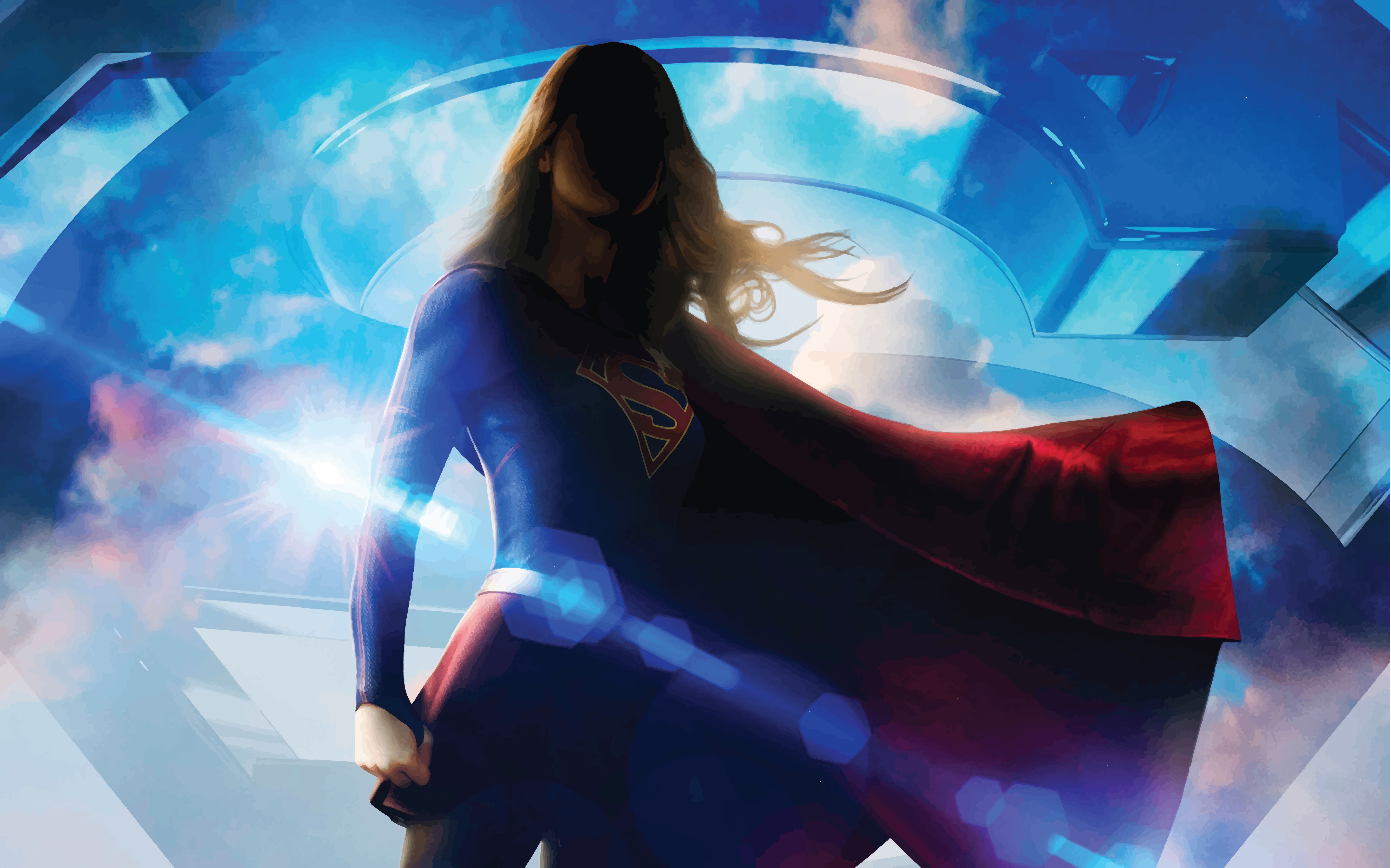 supergirl, hd, 4k, 5k, superheroes, artwork, digital art, HD Wallpaper
