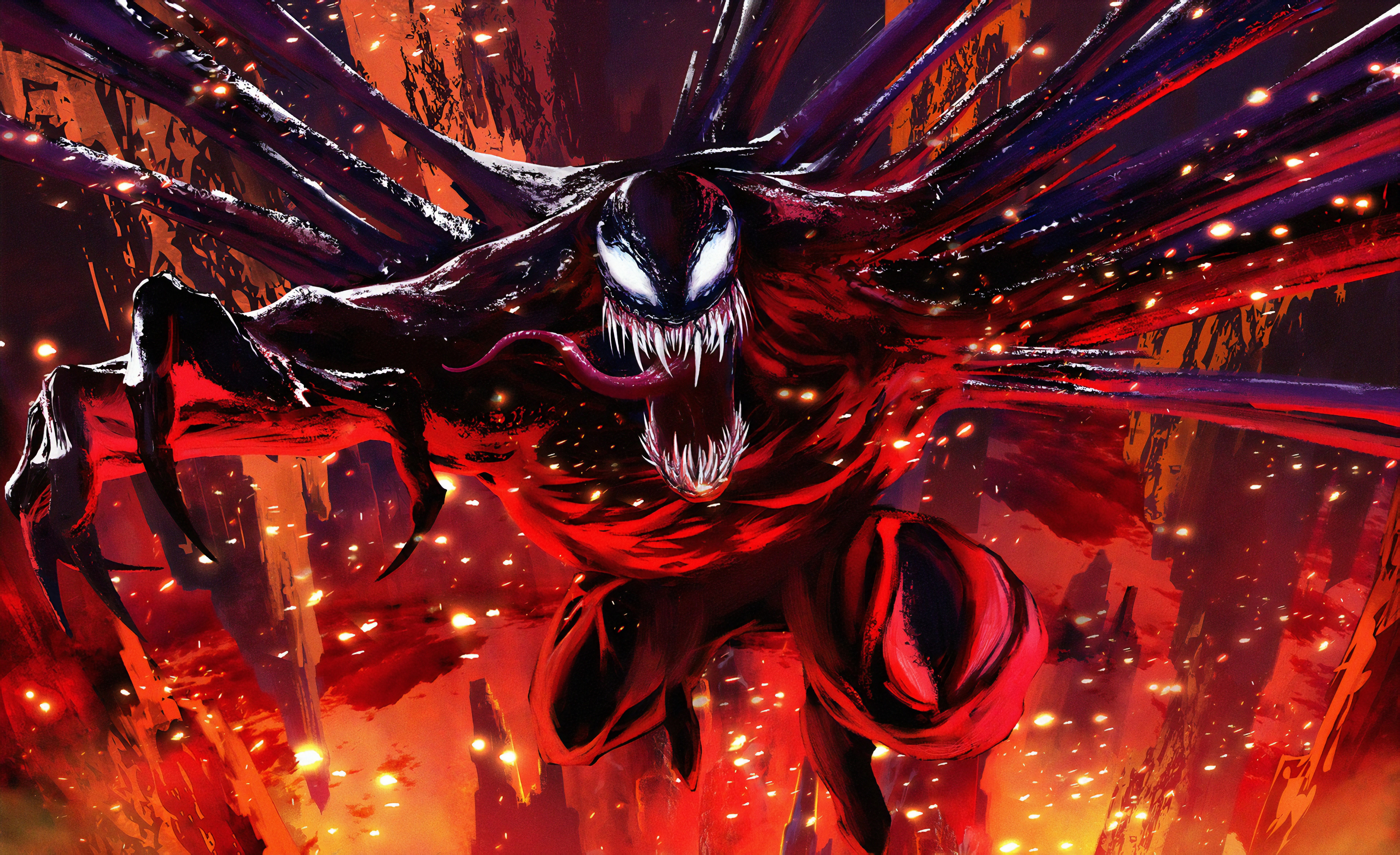 venom, hd, 4k, 5k, 8k, superheroes, artwork, digital art, HD Wallpaper