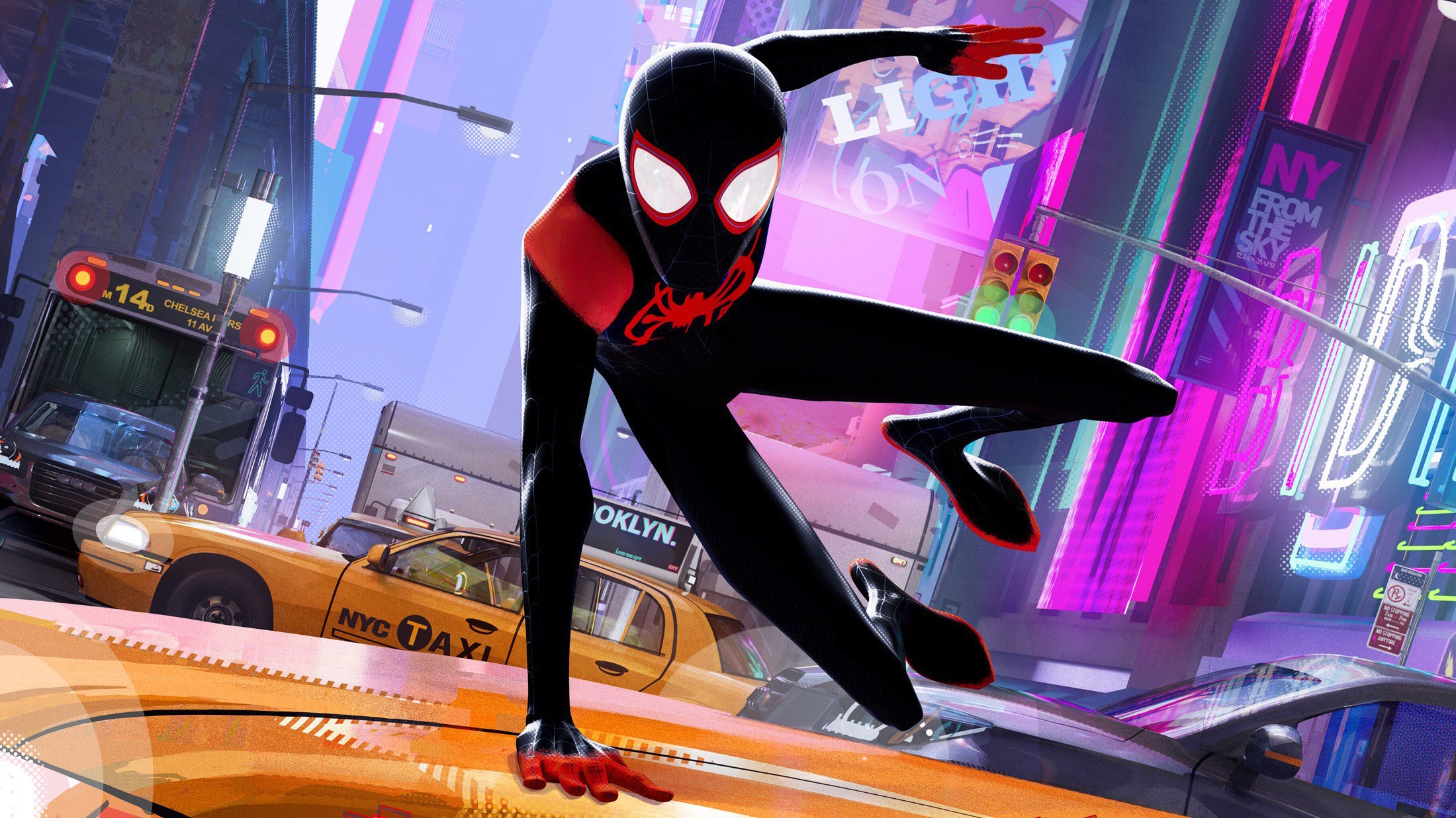 spiderman into the spider verse, 2018 movies, movies, spiderman, animated movies, hd, poster, HD Wallpaper