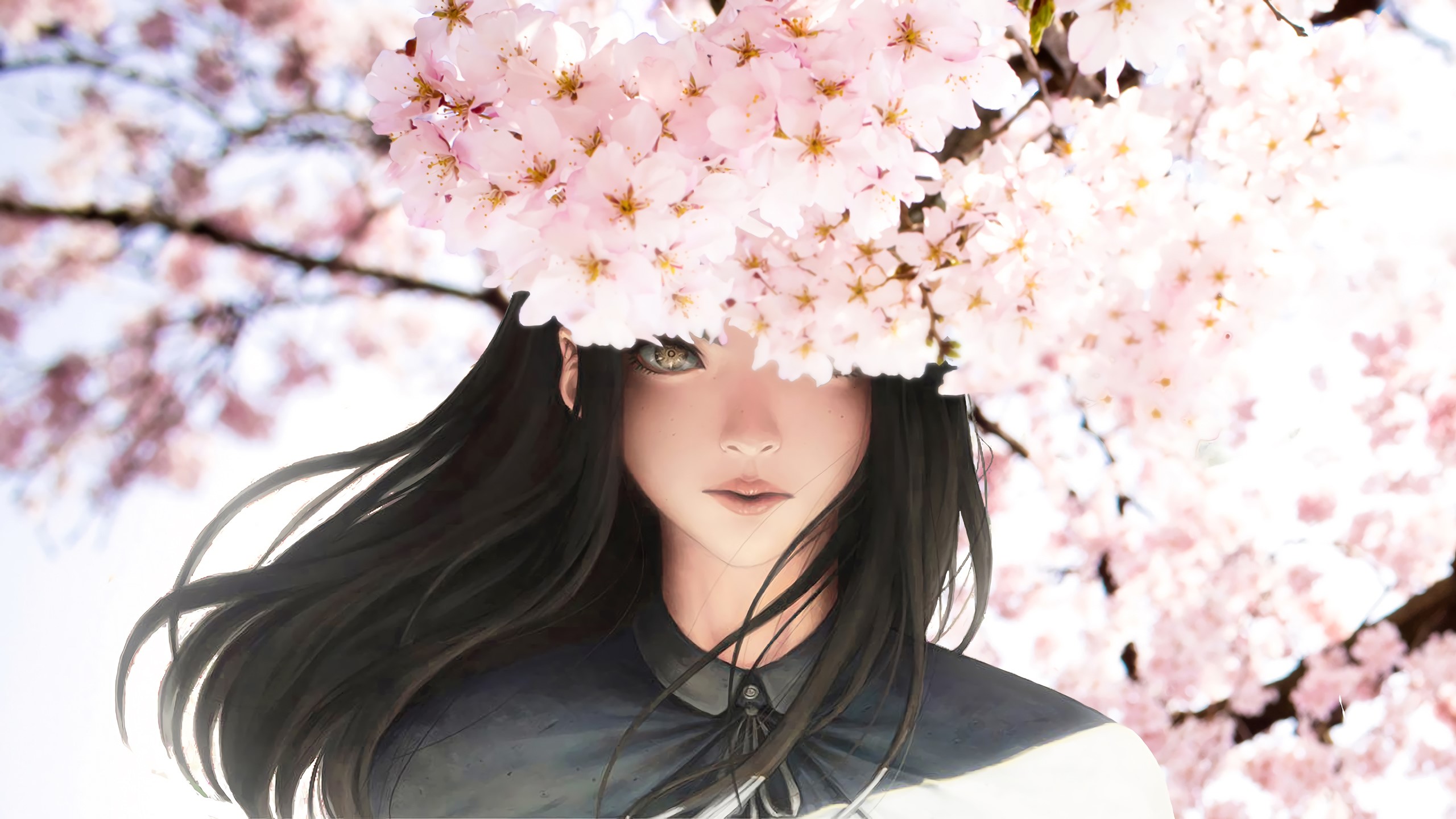 anime girl, anime, artist, artwork, digital art, hd, deviantart, HD Wallpaper