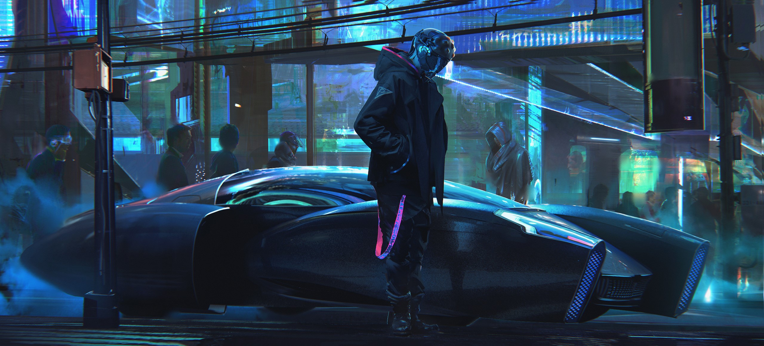 cyberpunk, scifi, artist, artwork, digital art, hd, deviantart, HD Wallpaper