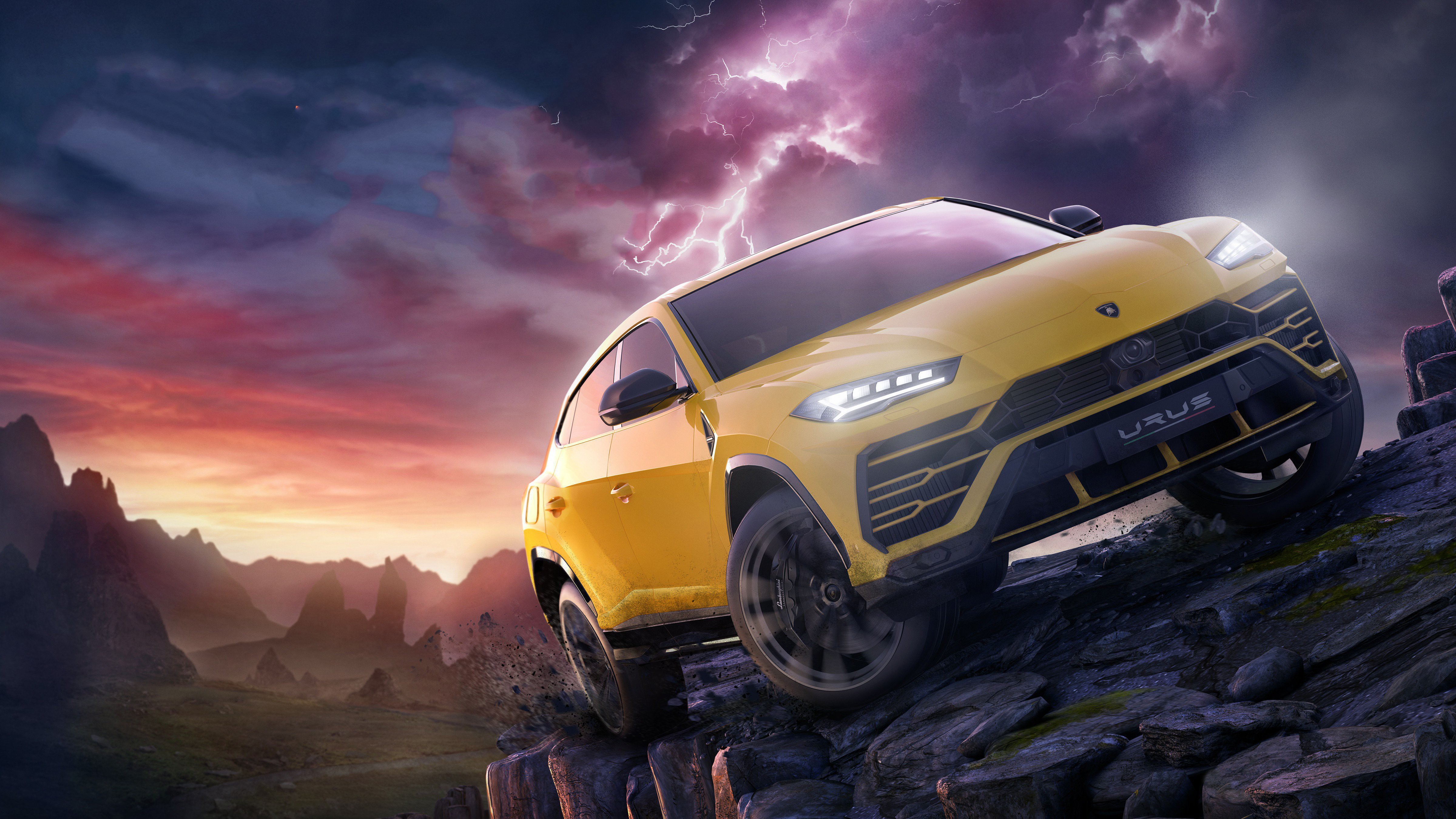 lamborghini urus, forza horizon 4, forza, 2018 games, games, hd, 4k, 5k, HD Wallpaper