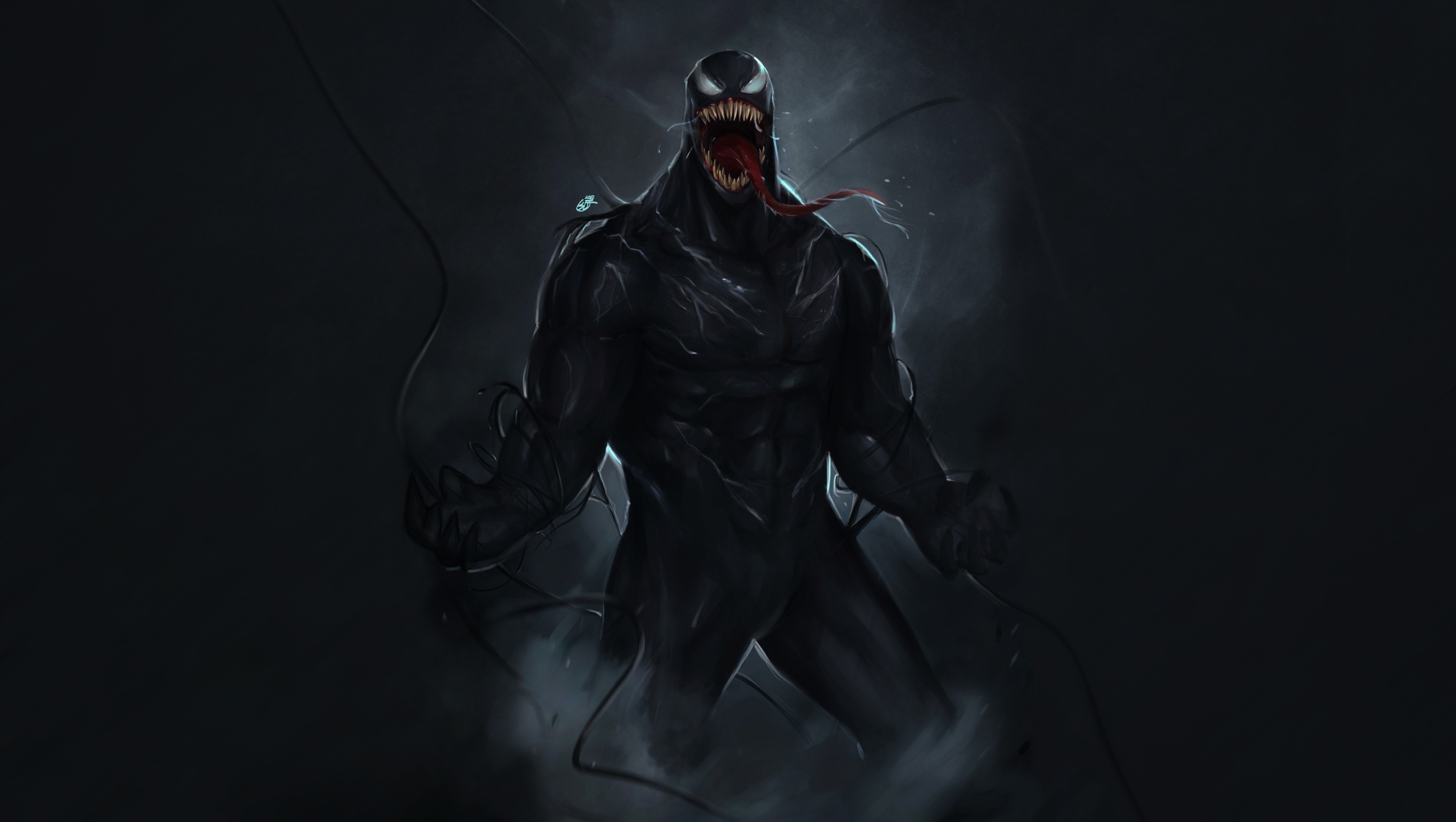 venom, superheroes, artist, artwork, digital art, hd, 4k, HD Wallpaper
