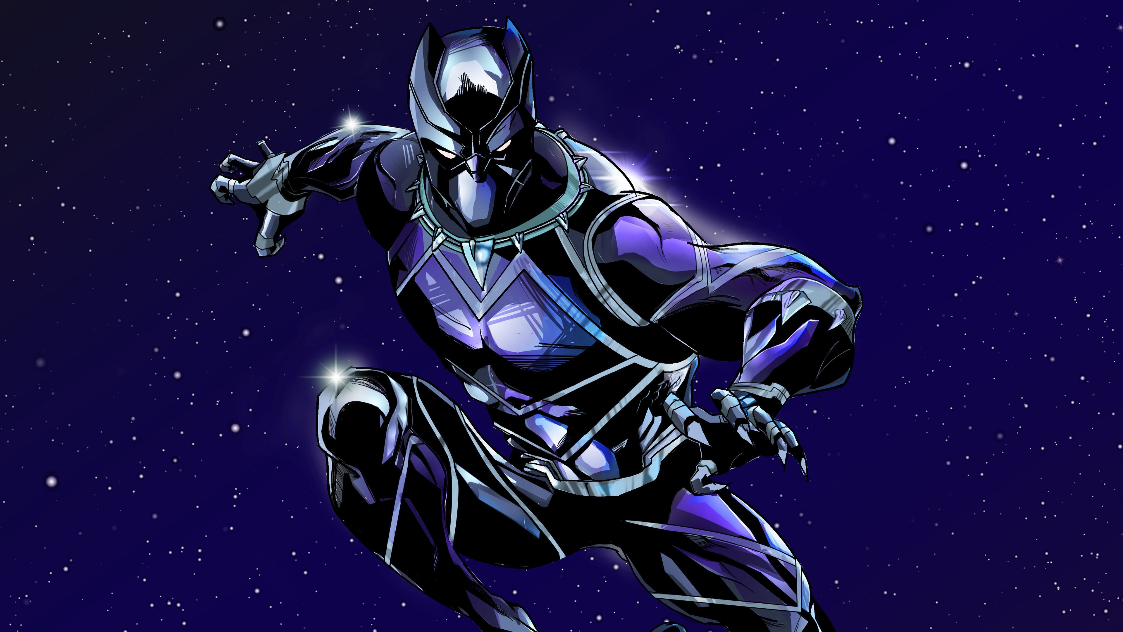 black panther, superheroes, hd, 4k, artwork, digital art, behance, HD Wallpaper