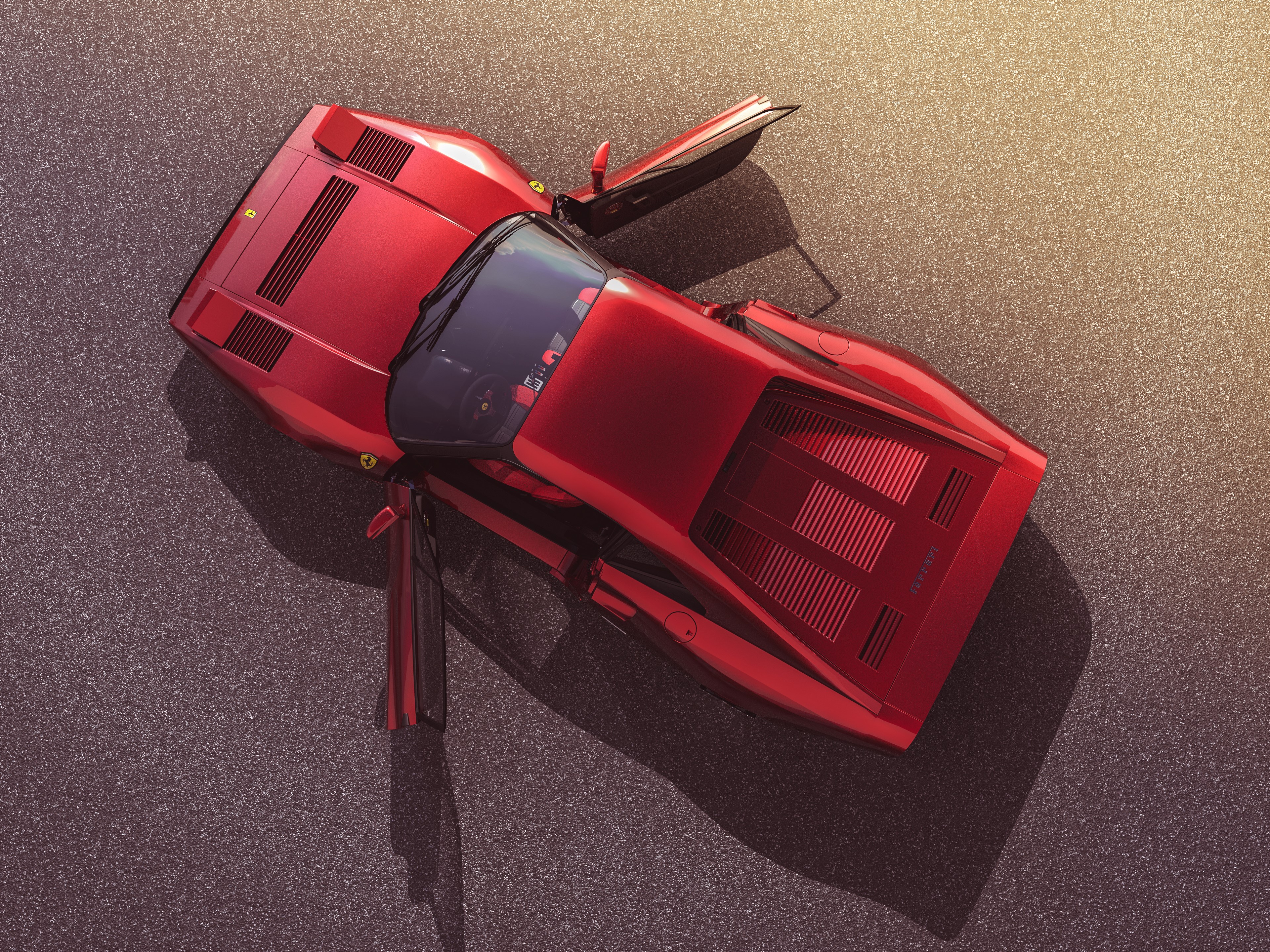 ferrari, cars, hd, 4k, behance, HD Wallpaper