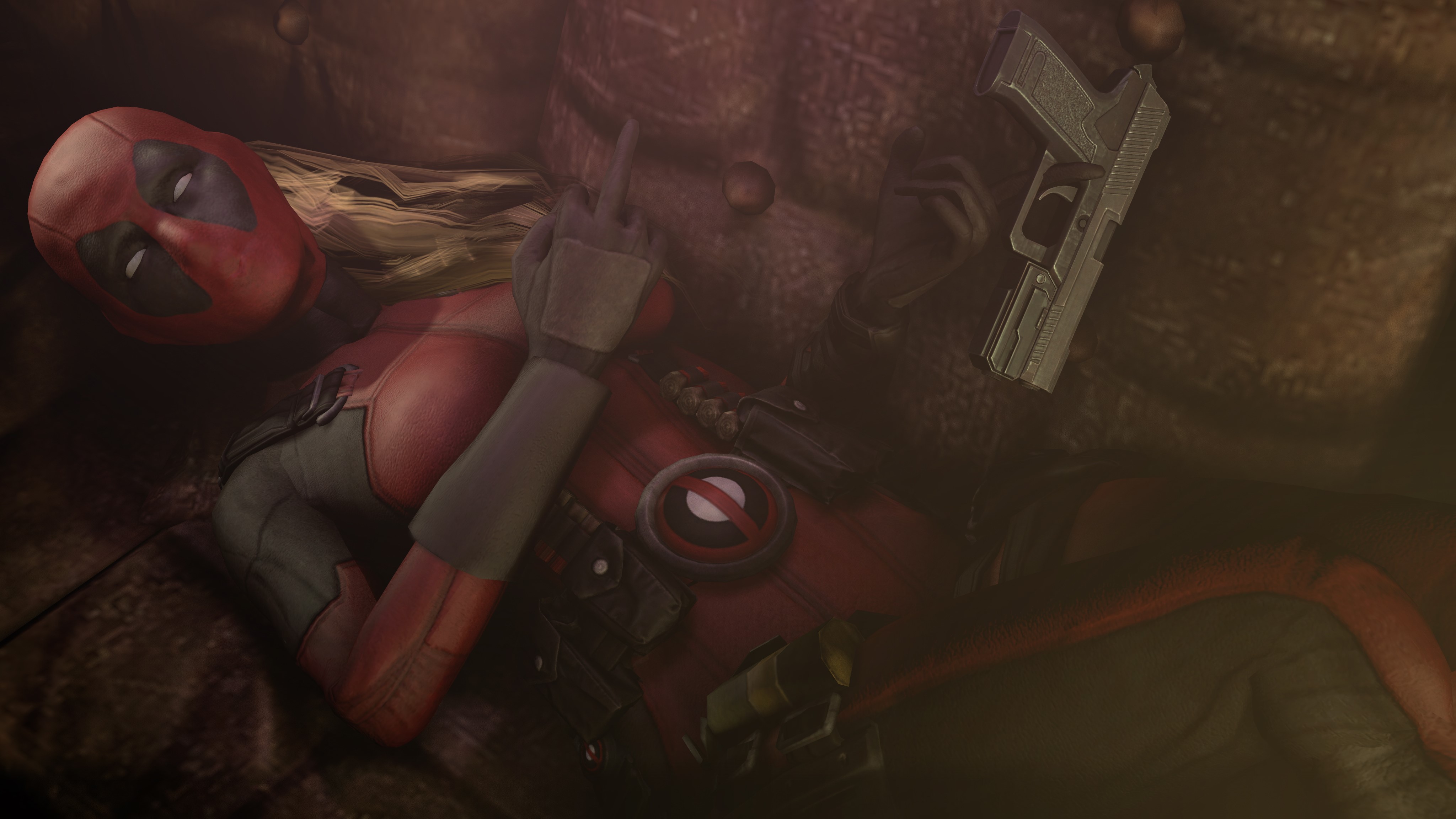 deadpool, hd, 4k, 5k, superheroes, digital art, deviantart, artwork, HD Wallpaper