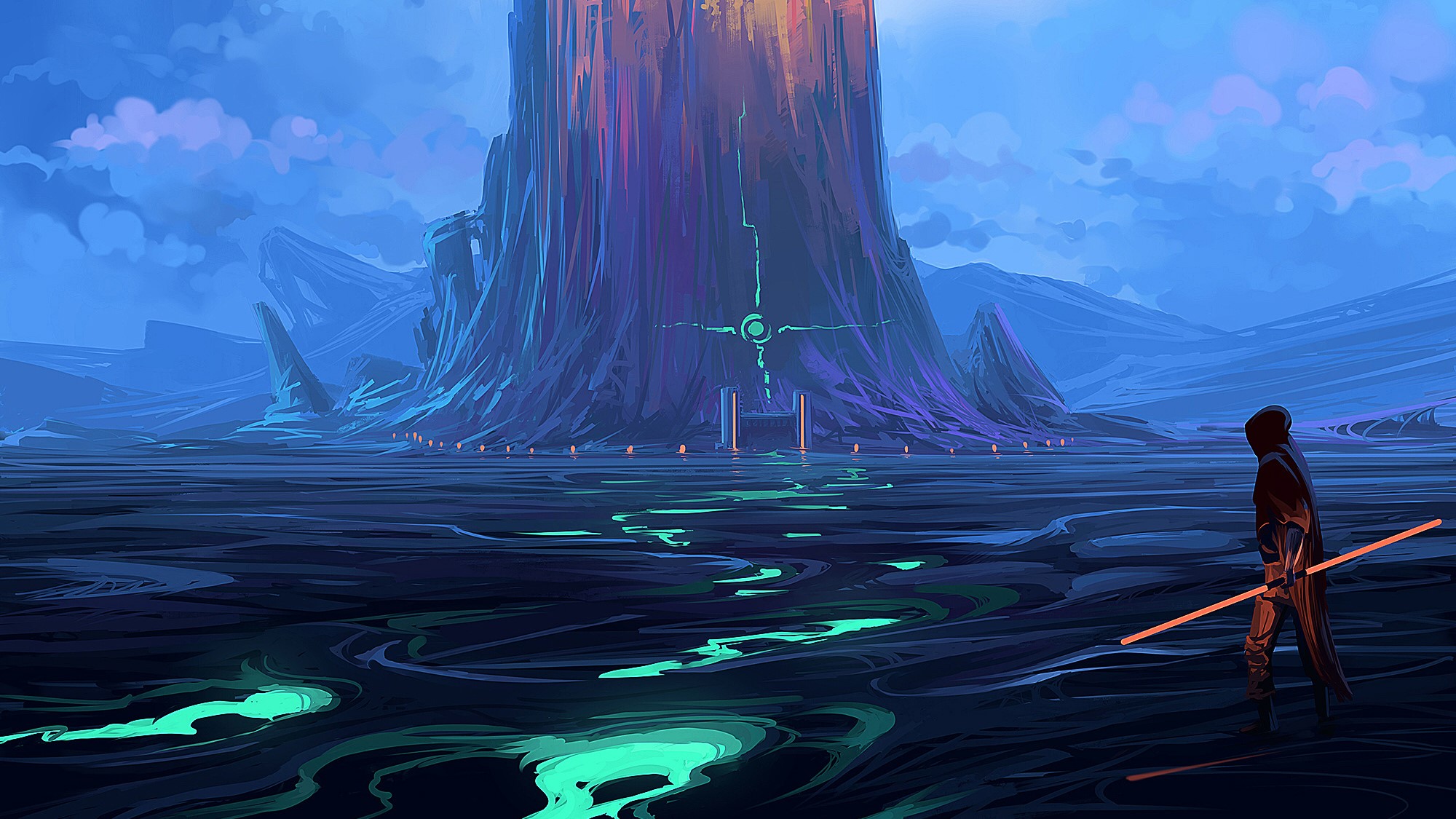 digital art, scifi, artist, artwork, hd, deviantart, star wars, HD Wallpaper