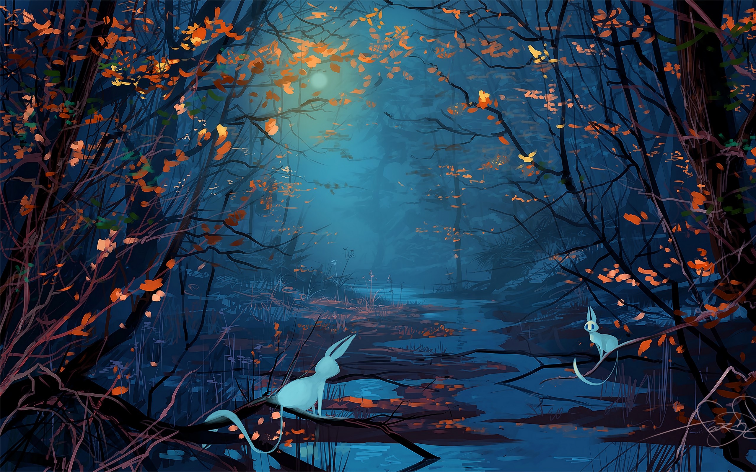 forest, fantasy, artist, artwork, digital art, hd, HD Wallpaper