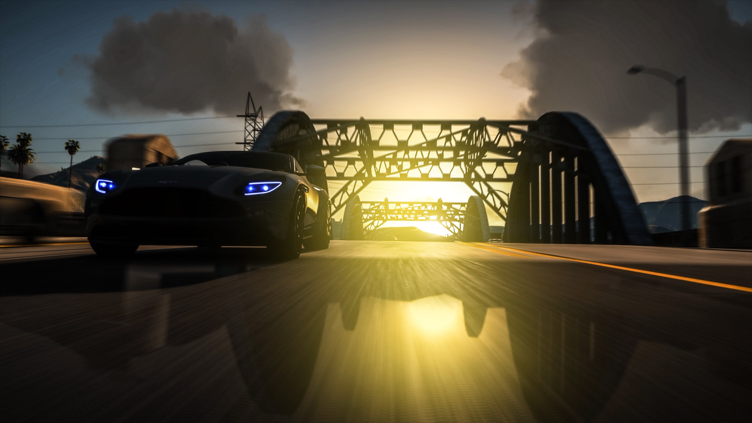 gta 5, games, pc games, xbox games, ps games, hd, aston martin, HD Wallpaper
