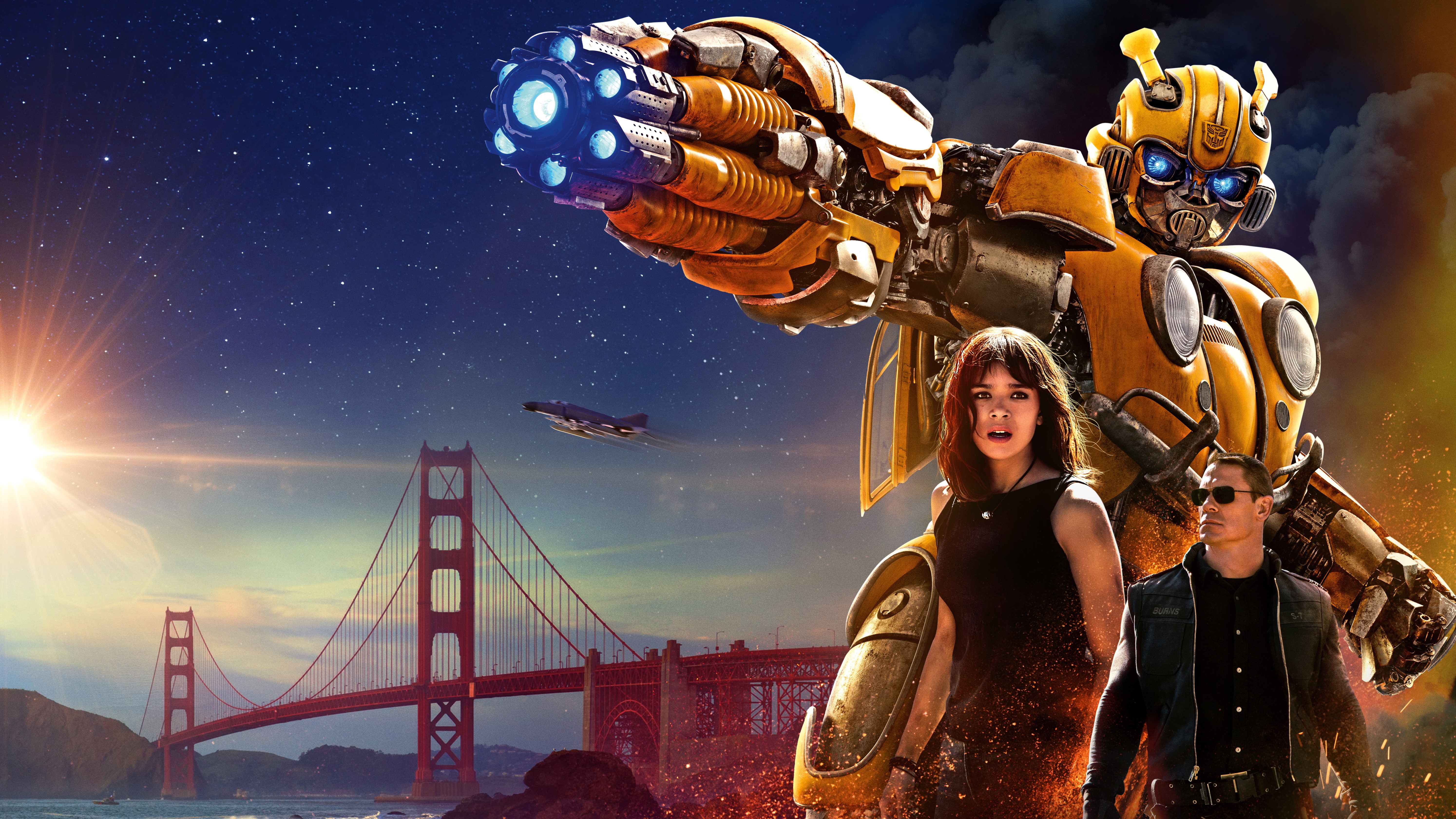 bumblebee, movies, 2018 movies, hd, 4k, 5k, hailee steinfeld, john cena, HD Wallpaper