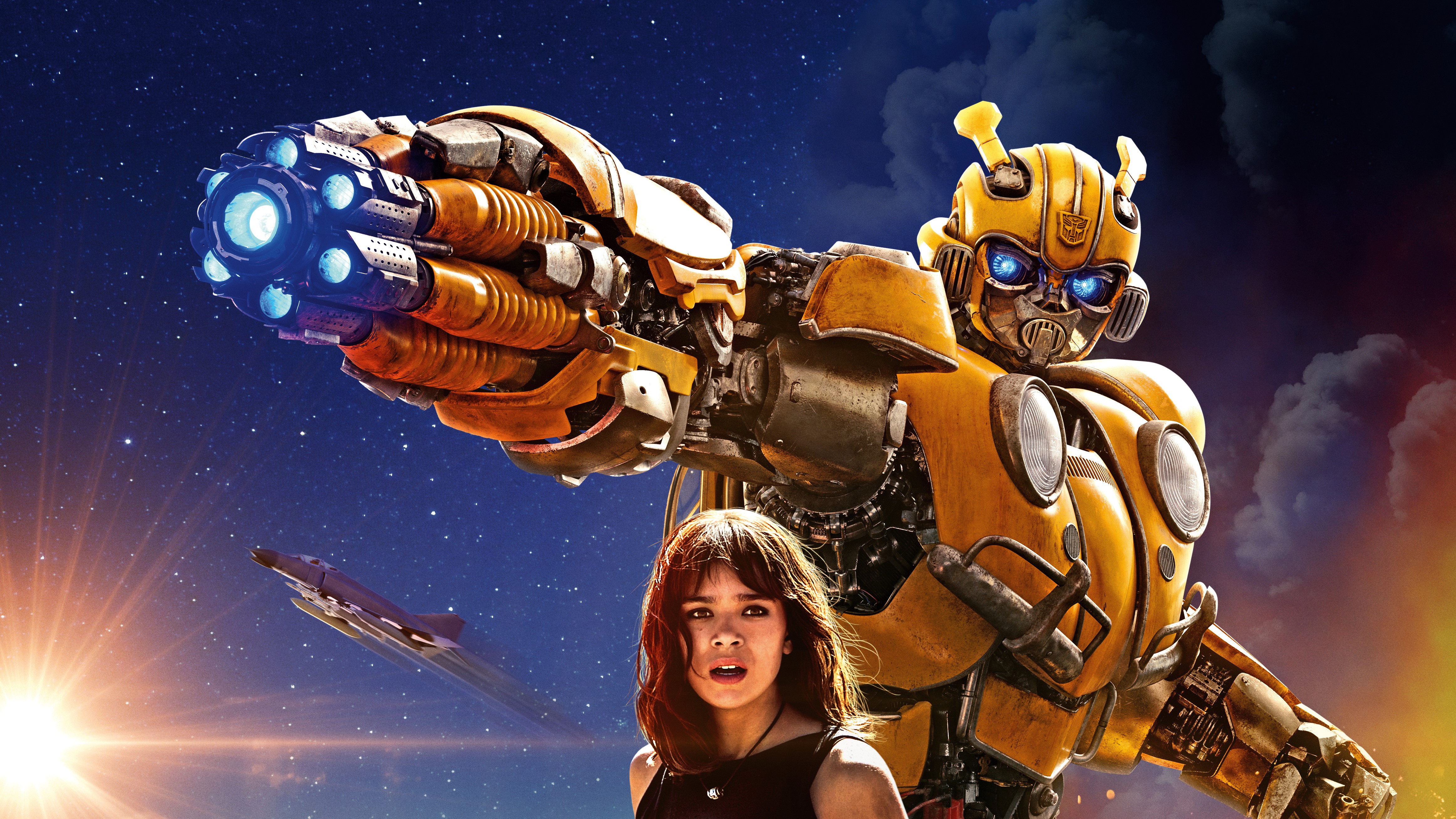 bumblebee, movies, 2018 movies, hd, poster, 4k, 5k, hailee steinfeld, HD Wallpaper