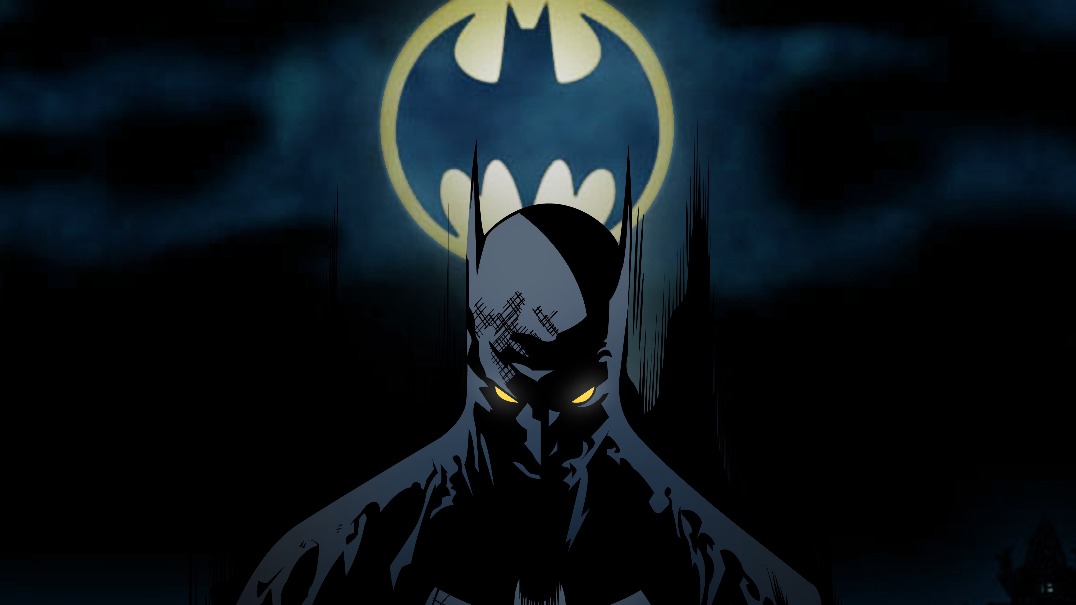 batman, hd, 4k, superheroes, digital art, artwork, HD Wallpaper