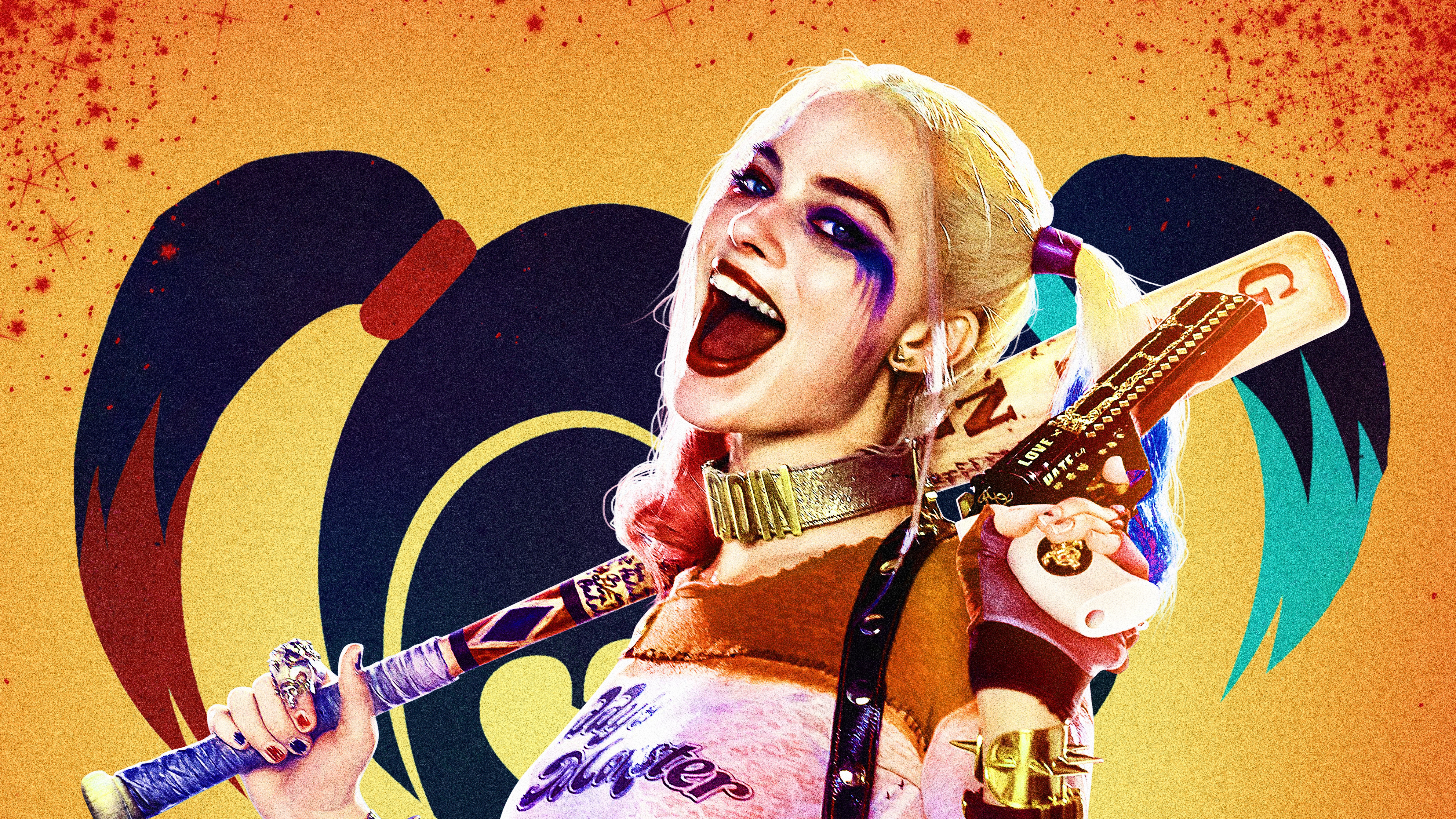 harley quinn, supervillain, hd, 4k, 5k, 8k, suicide squad, HD Wallpaper