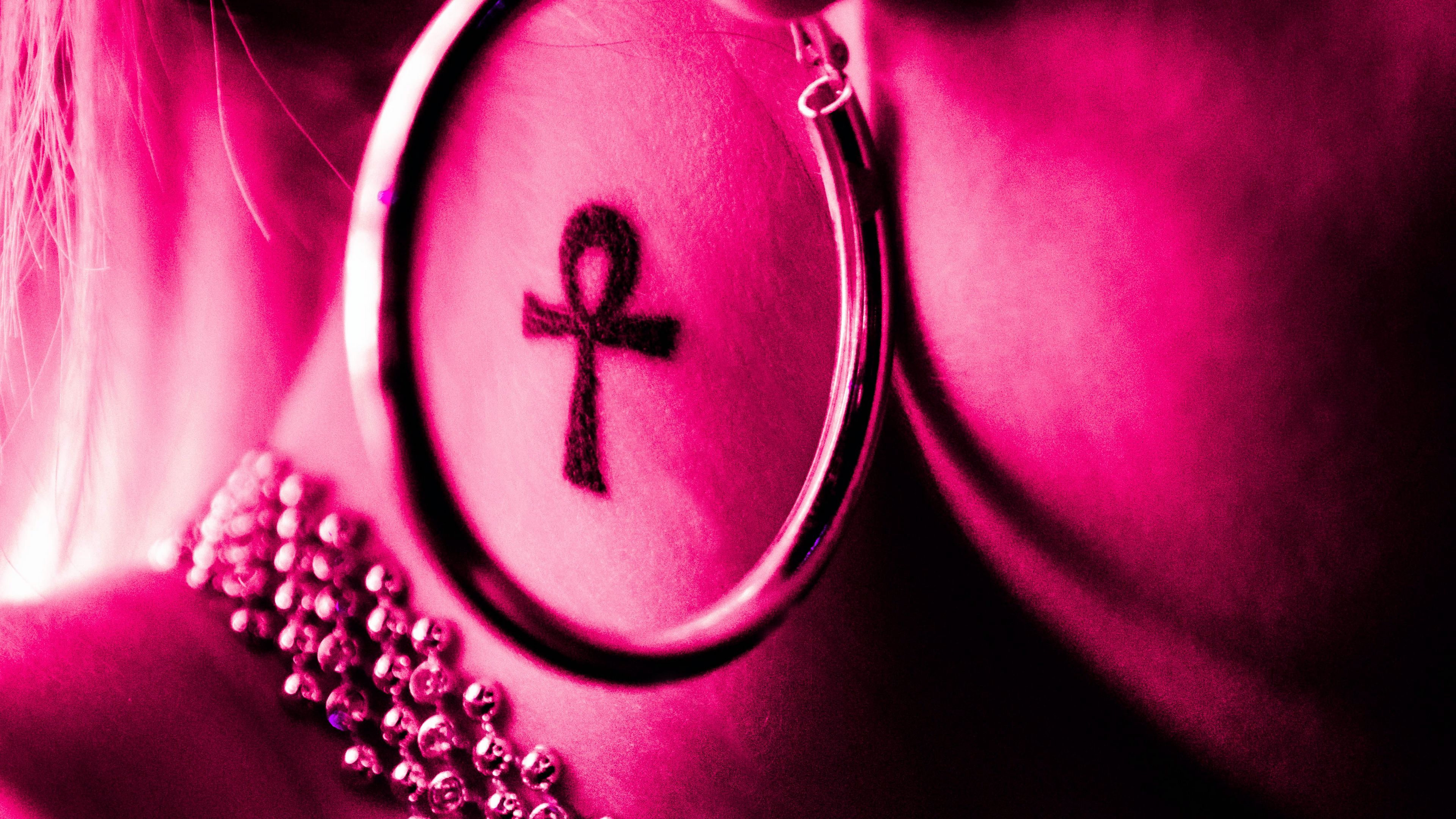 girl, tattoo, accessories, pink, 4k, HD Wallpaper