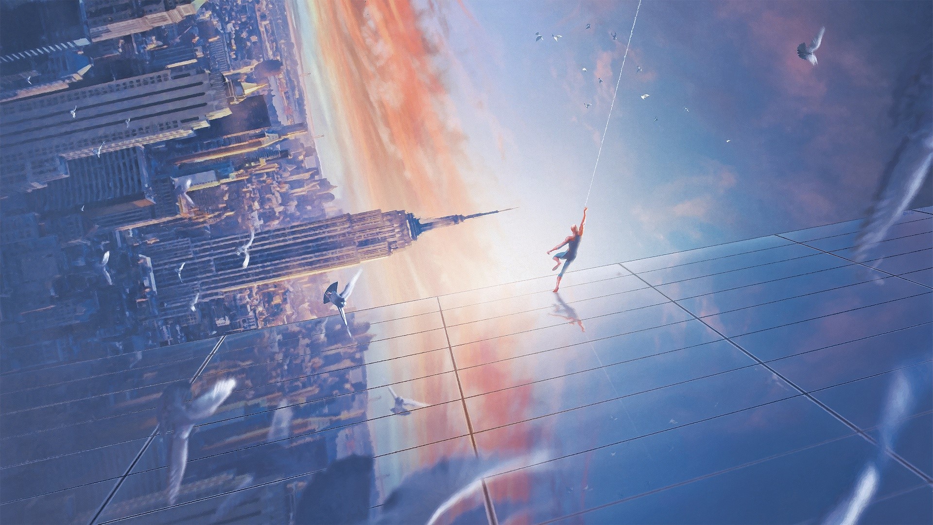 spiderman ps4, spiderman, superheroes, games, hd, 2018 games, ps games, deviantart, artist, artwork, digital art, HD Wallpaper