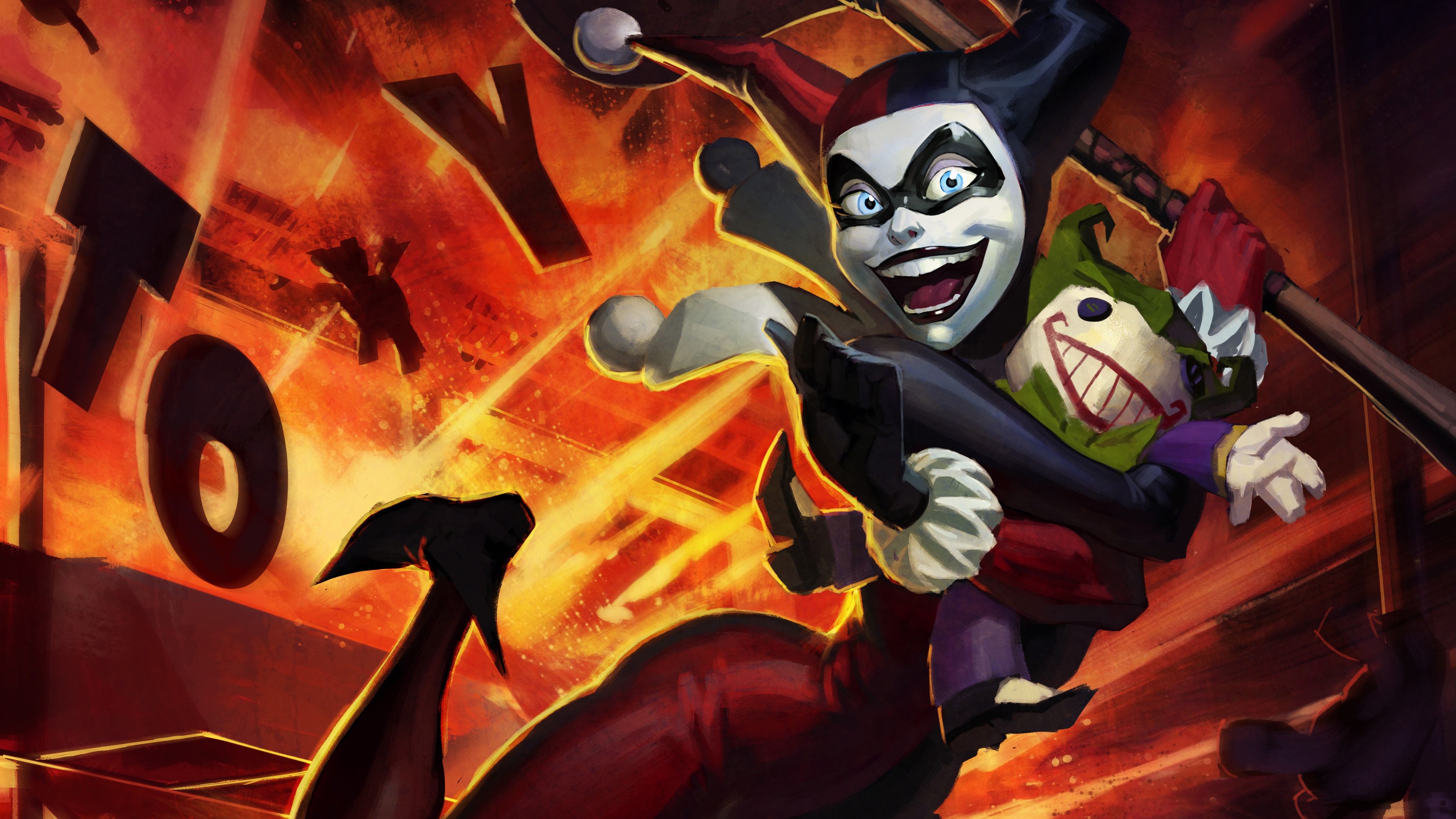infinite crisis, games, 4k, hd, joker, harley quinn, HD Wallpaper