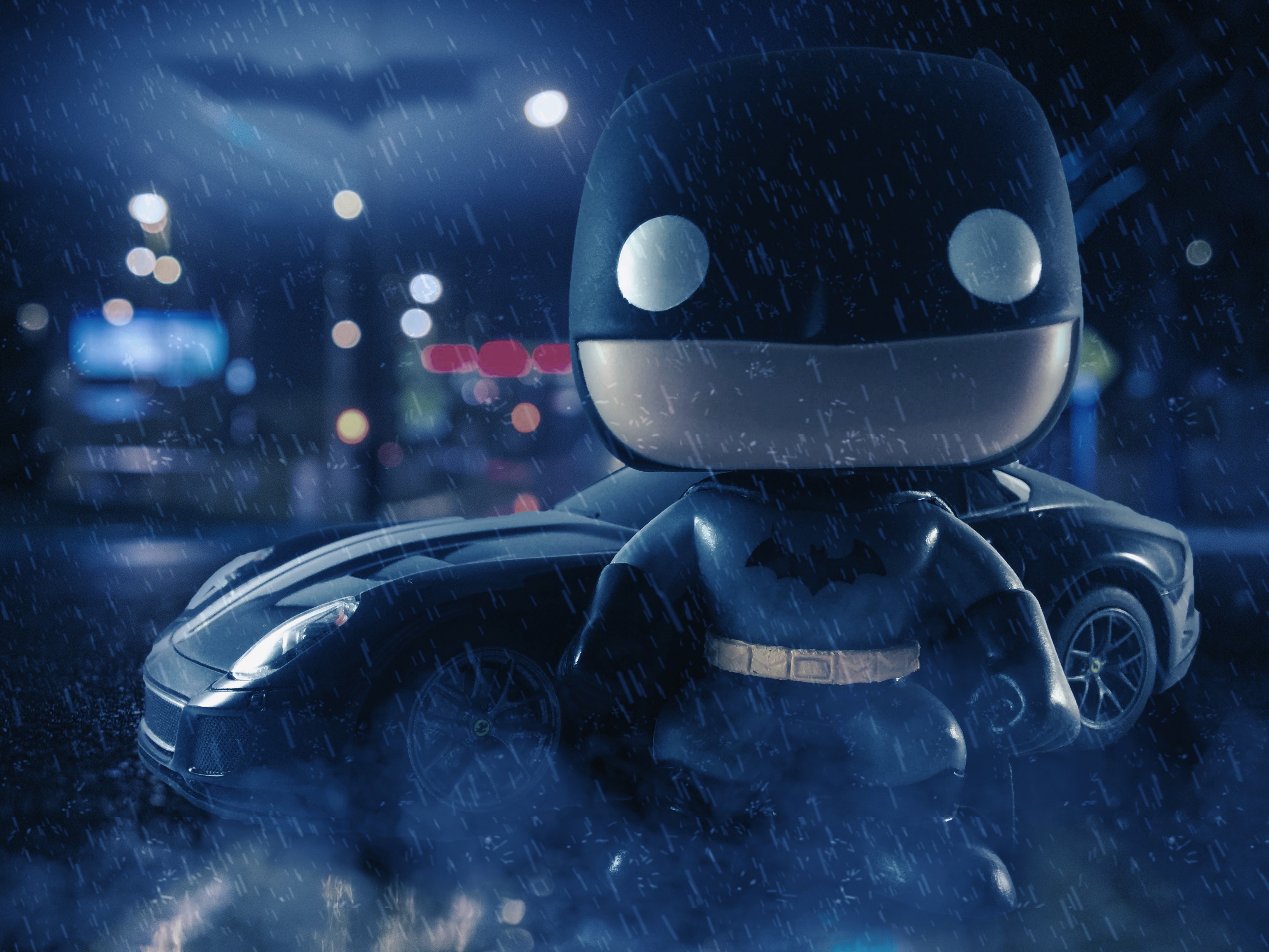 batman, hd, 4k, superheroes, behance, artwork, digital art, HD Wallpaper