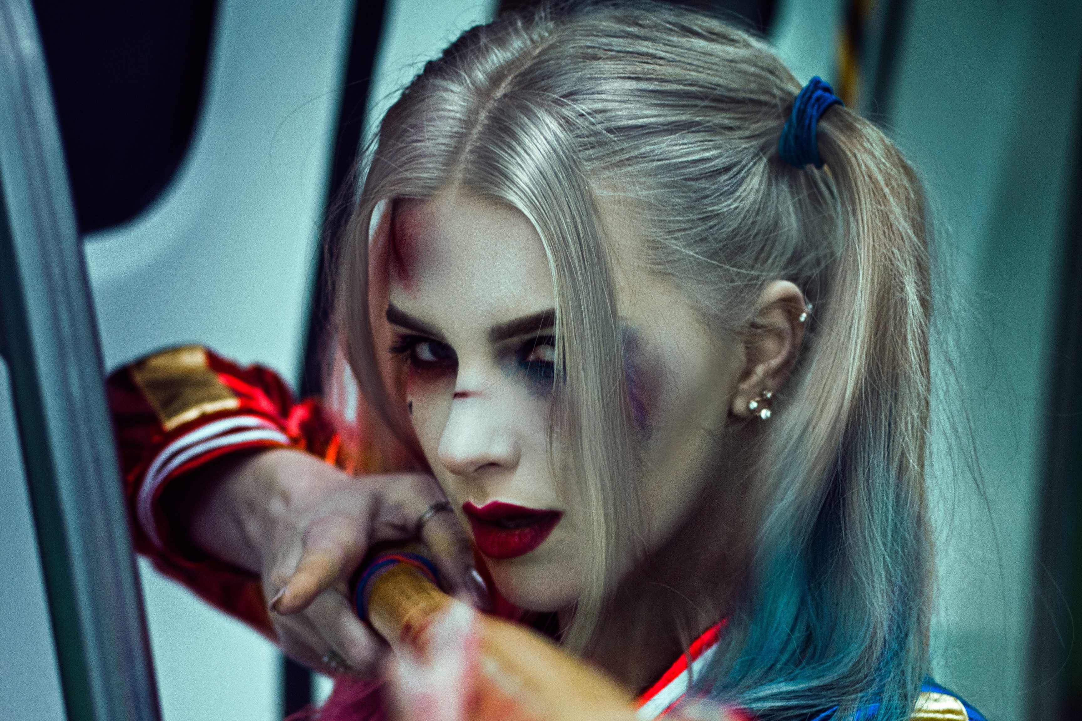 harley quinn, cosplay, hd, 4k, suicide squad, behance, HD Wallpaper