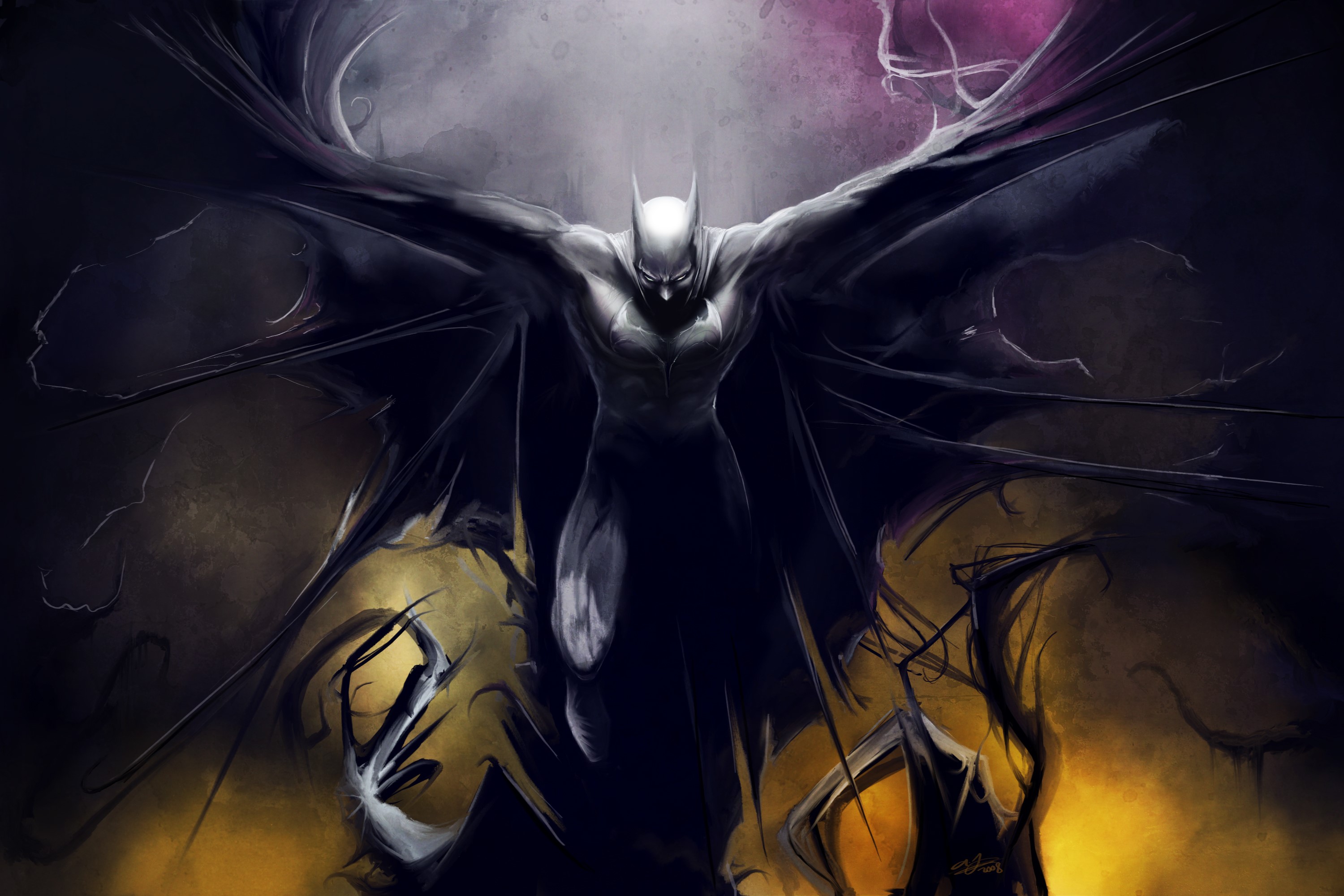 batman, hd, 4k, superheroes, behance, artwork, digital art, HD Wallpaper