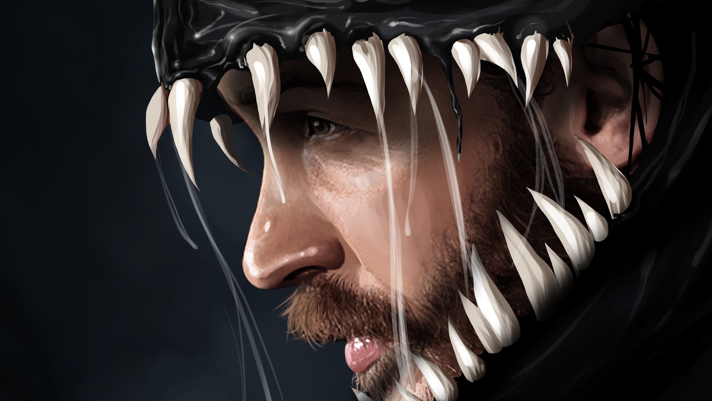 venom, hd, supervillain, digital art, artwork, art, behance, HD Wallpaper