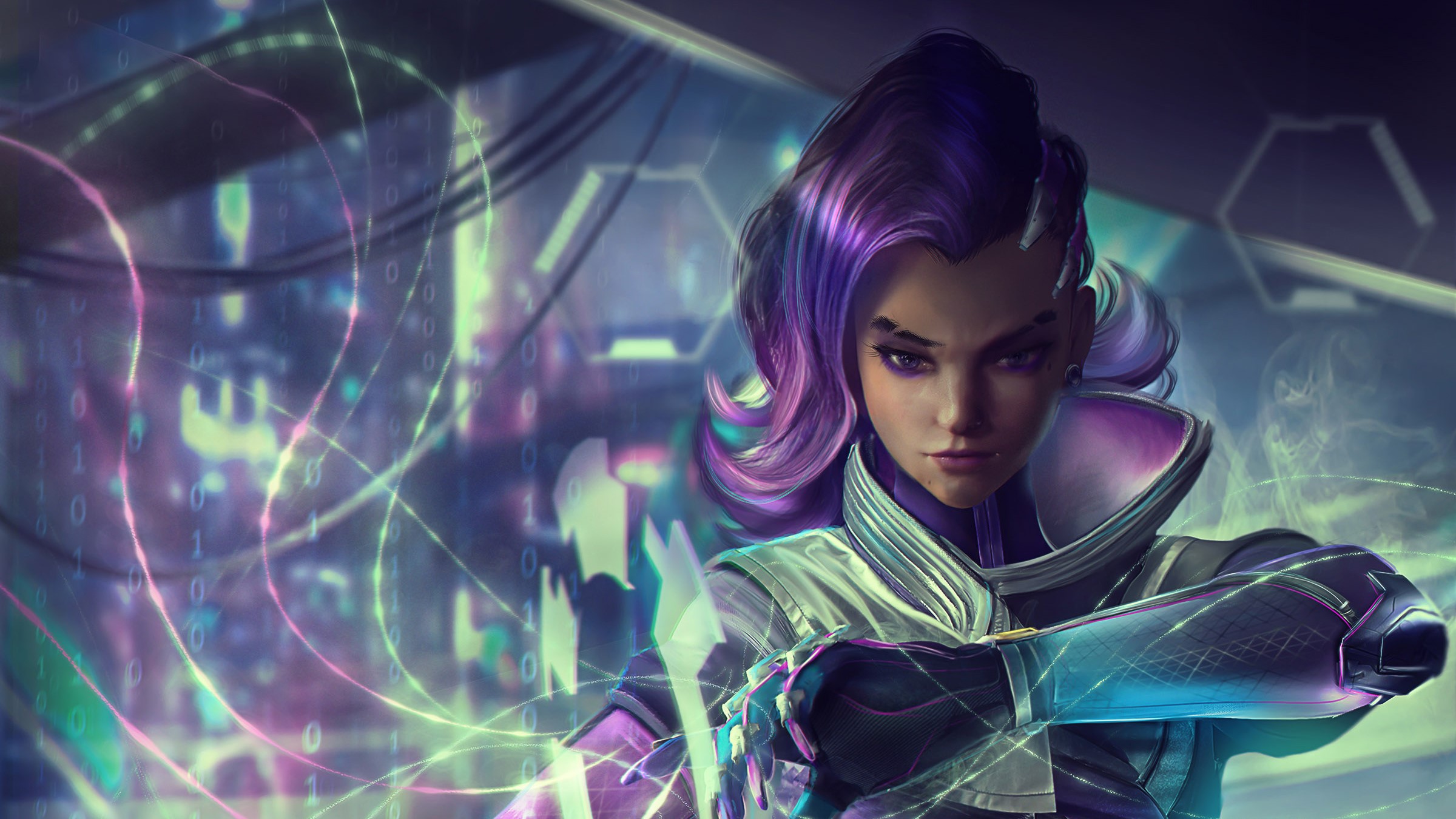 sombra, overwatch, artwork, games, deviantart, hd, HD Wallpaper