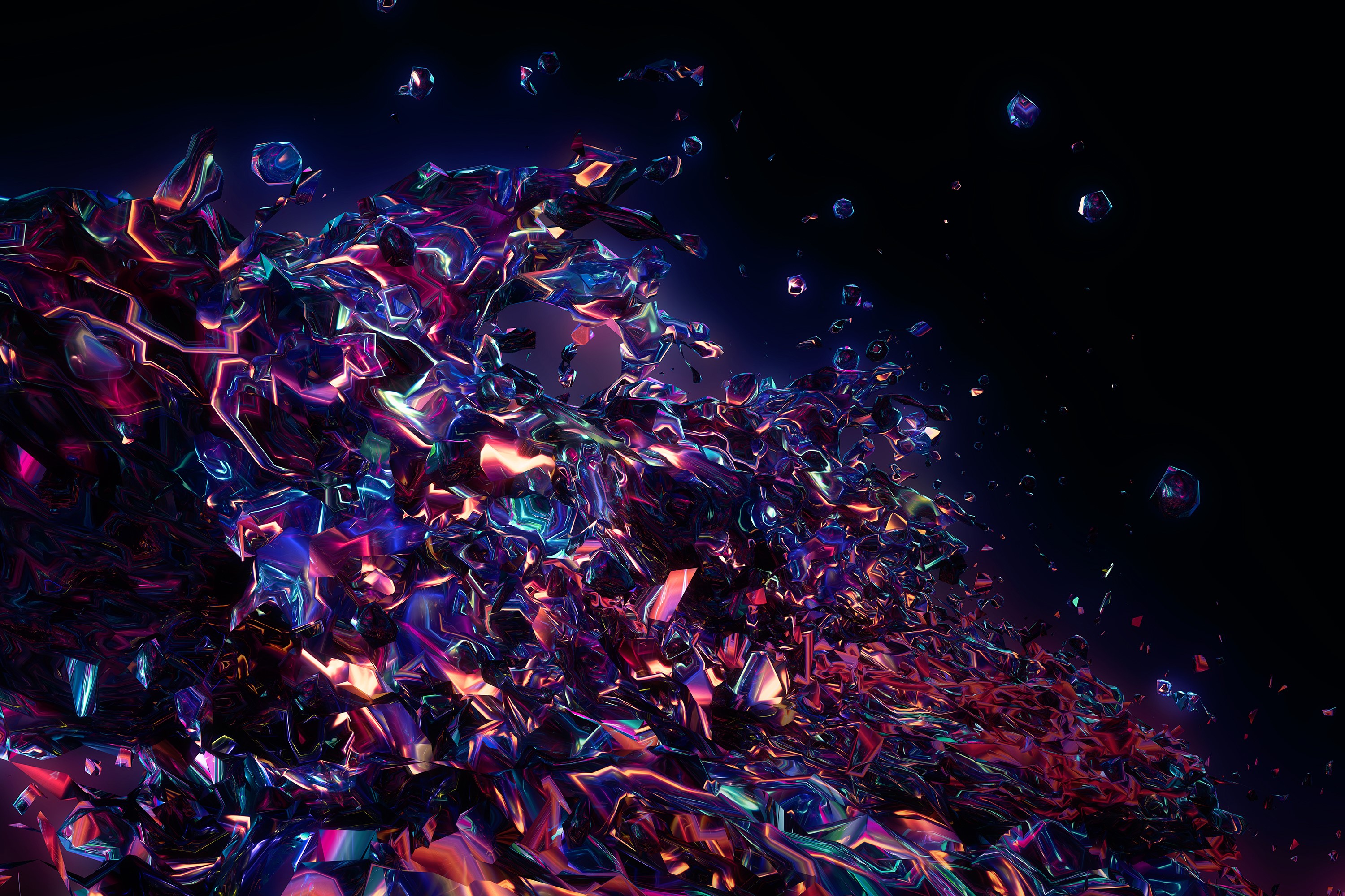 3d, abstract, hd, behance, digital art, HD Wallpaper