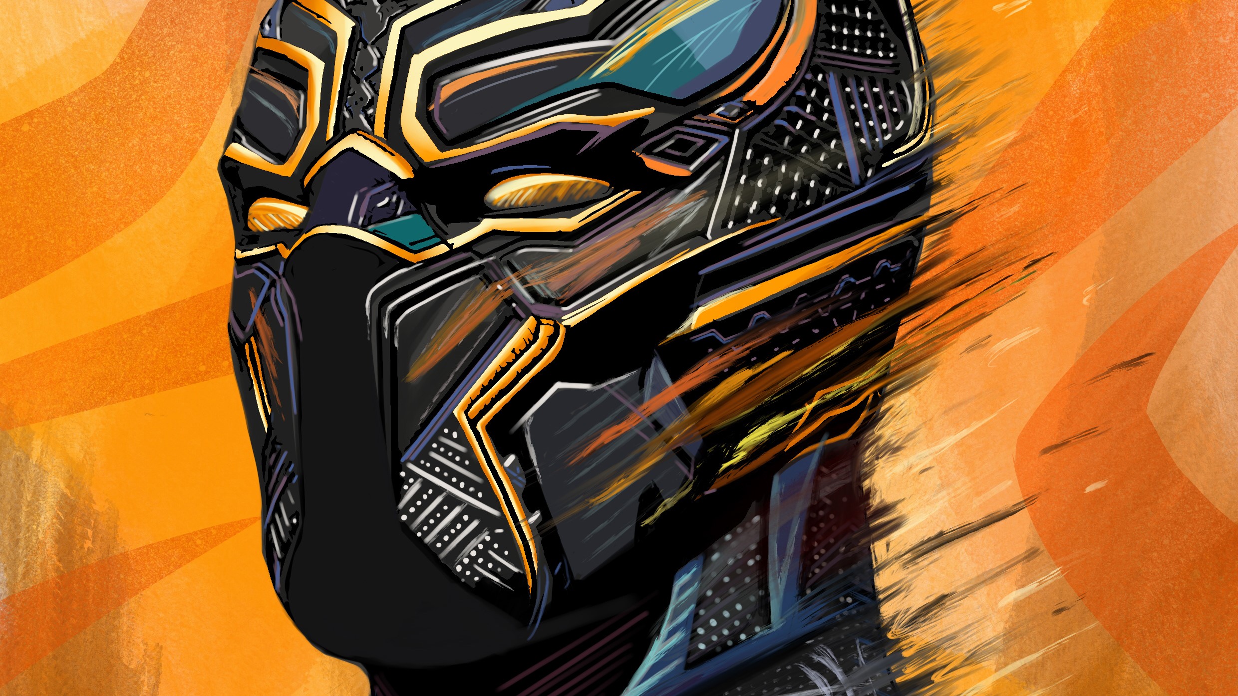 black panther, artwork, hd, artist, deviantart, digital art, behance, HD Wallpaper