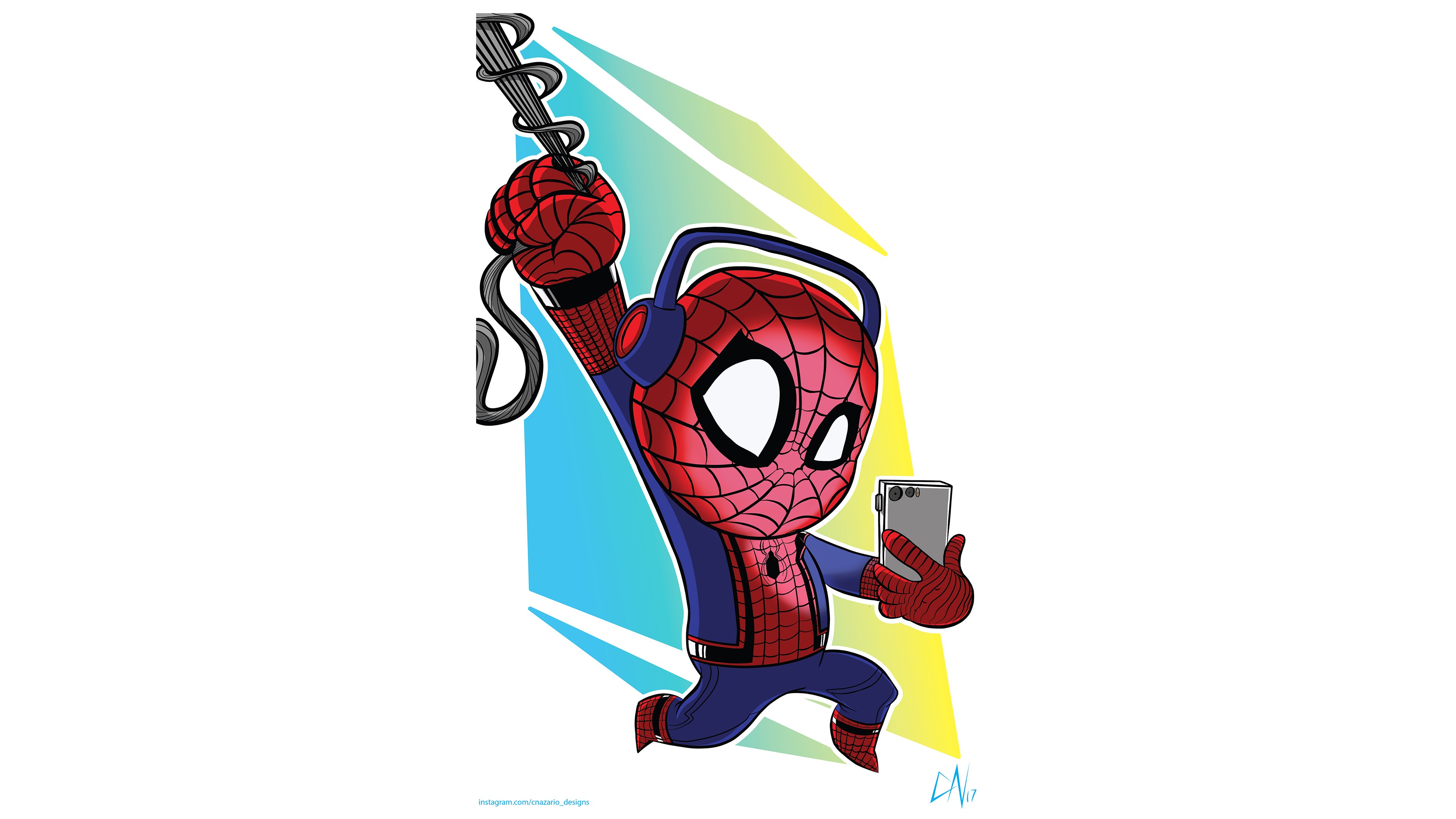 spiderman, hd, 4k, artwork, behance, digital art, artist, superheroes, HD Wallpaper